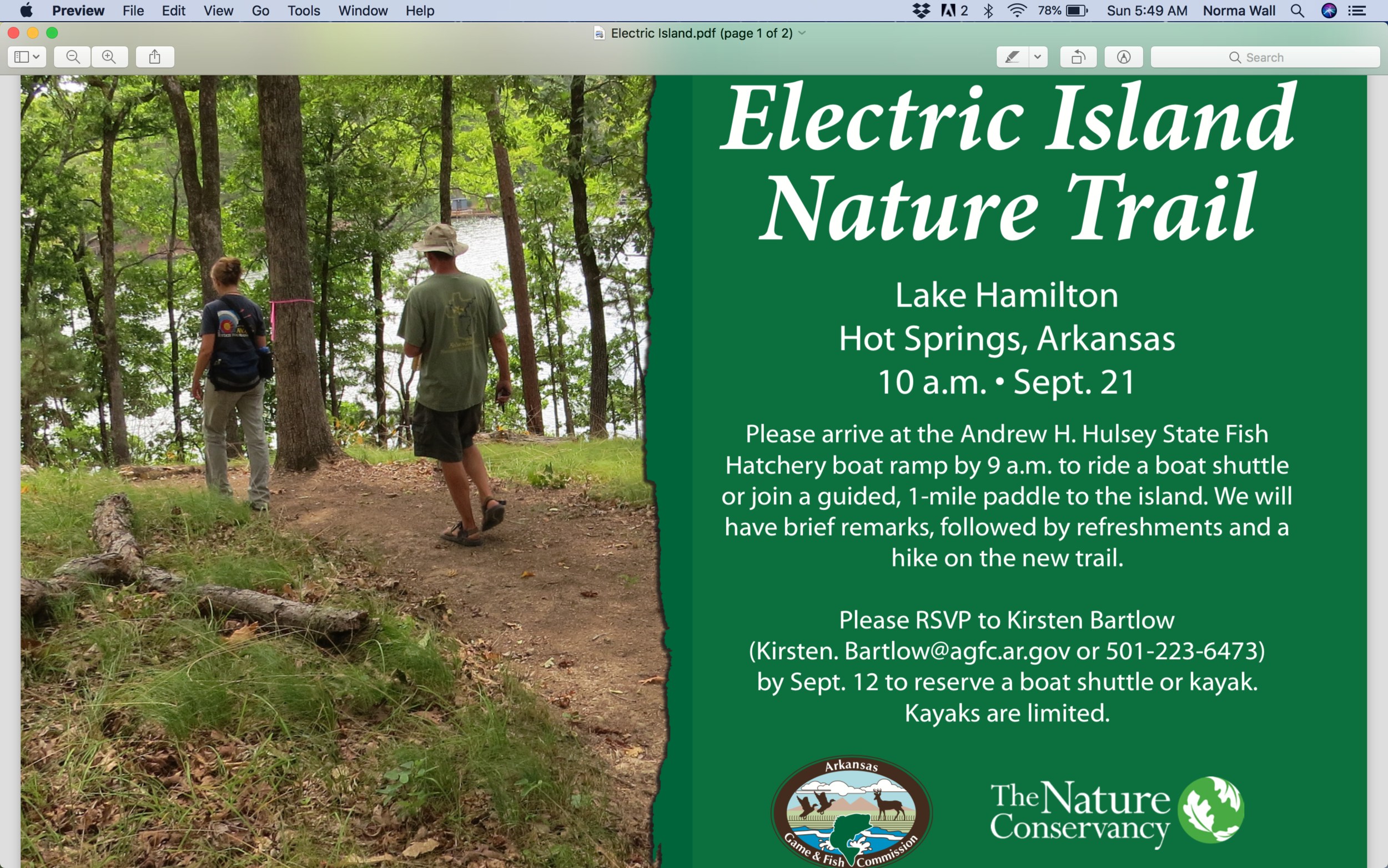 Electric Island Field Trip