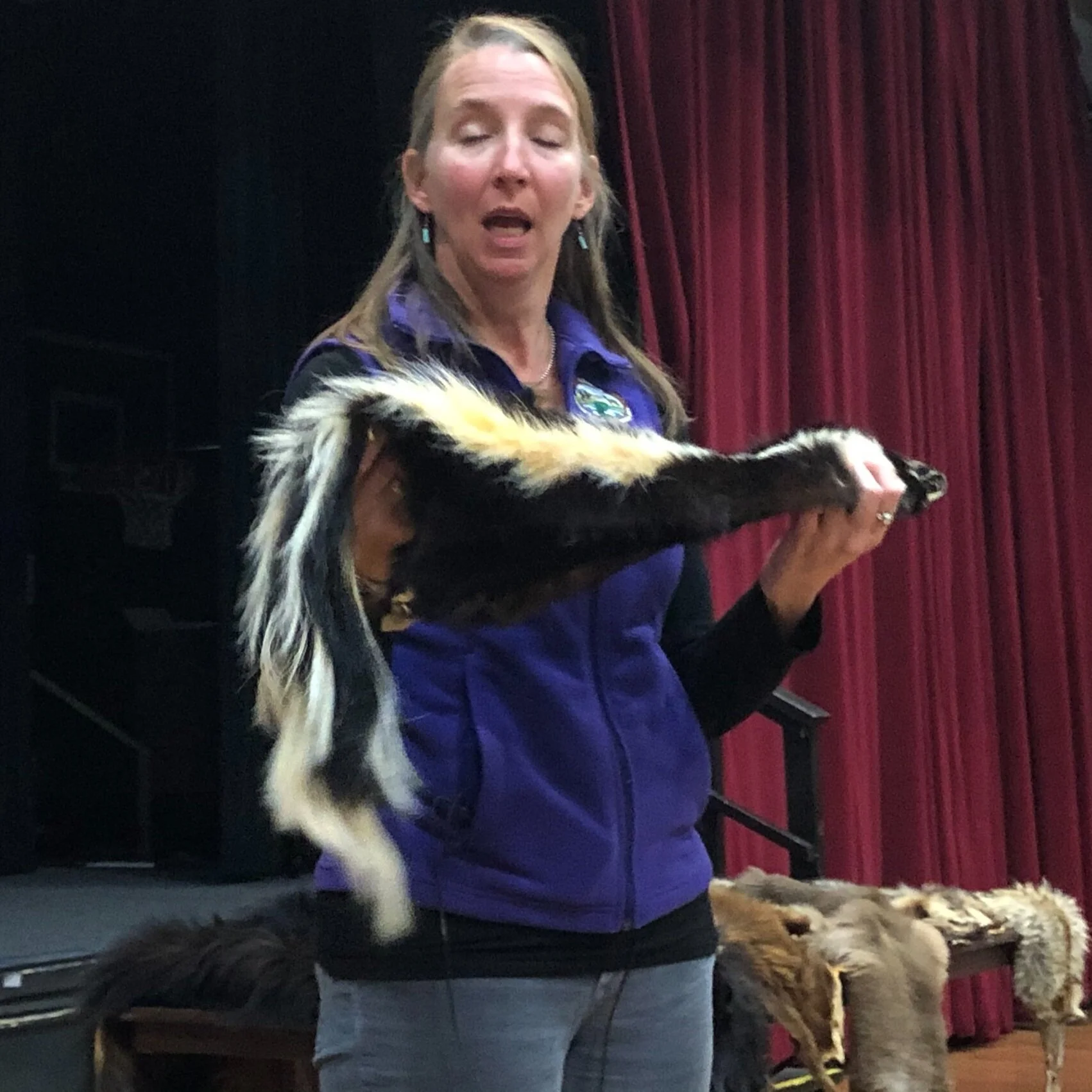 Kirsten Bartlow Loves Her Skunk Coat