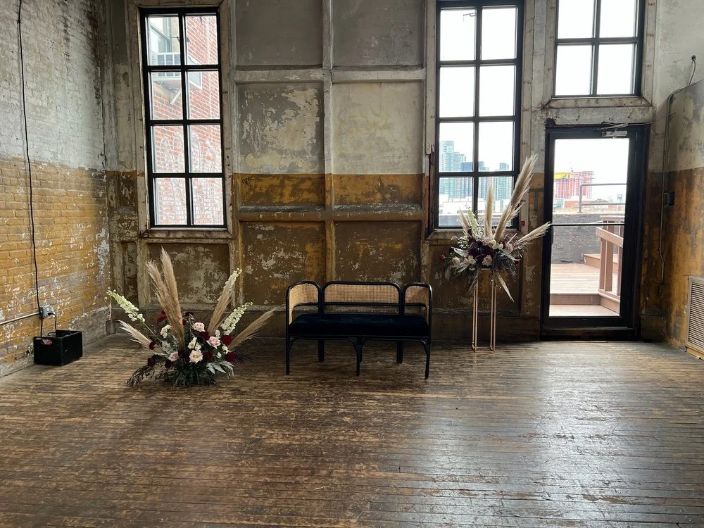 moody winter wedding @ greenpoint loft