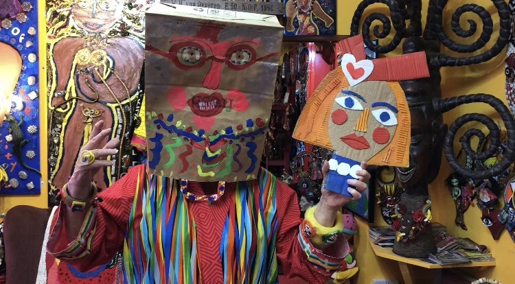 Day 3 = Make a selfie mask! It could be a simple upcycled paper plate or bag, or you could get crafty with some cardboard and make something a bit more ‘complex’!