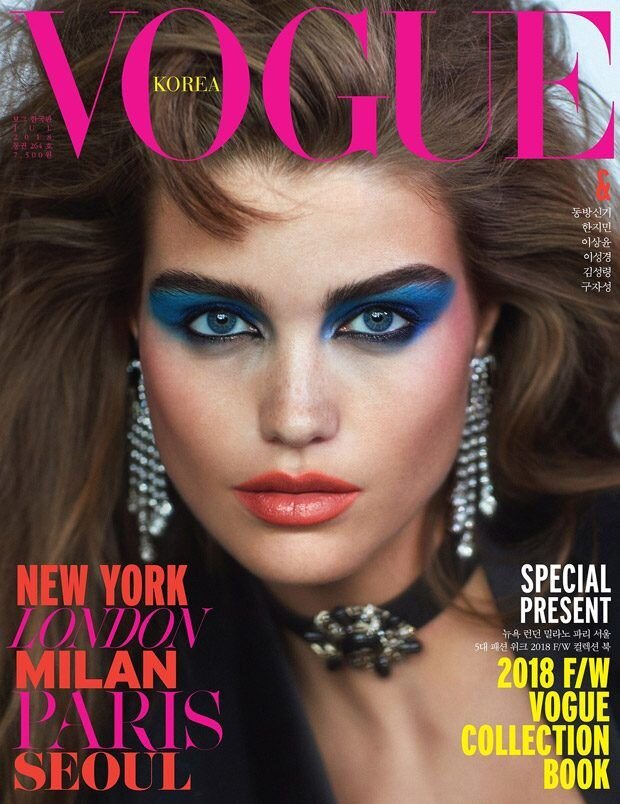 Luna Bijl is the Cover Star of Vogue Korea July 2018 Issue.jpg