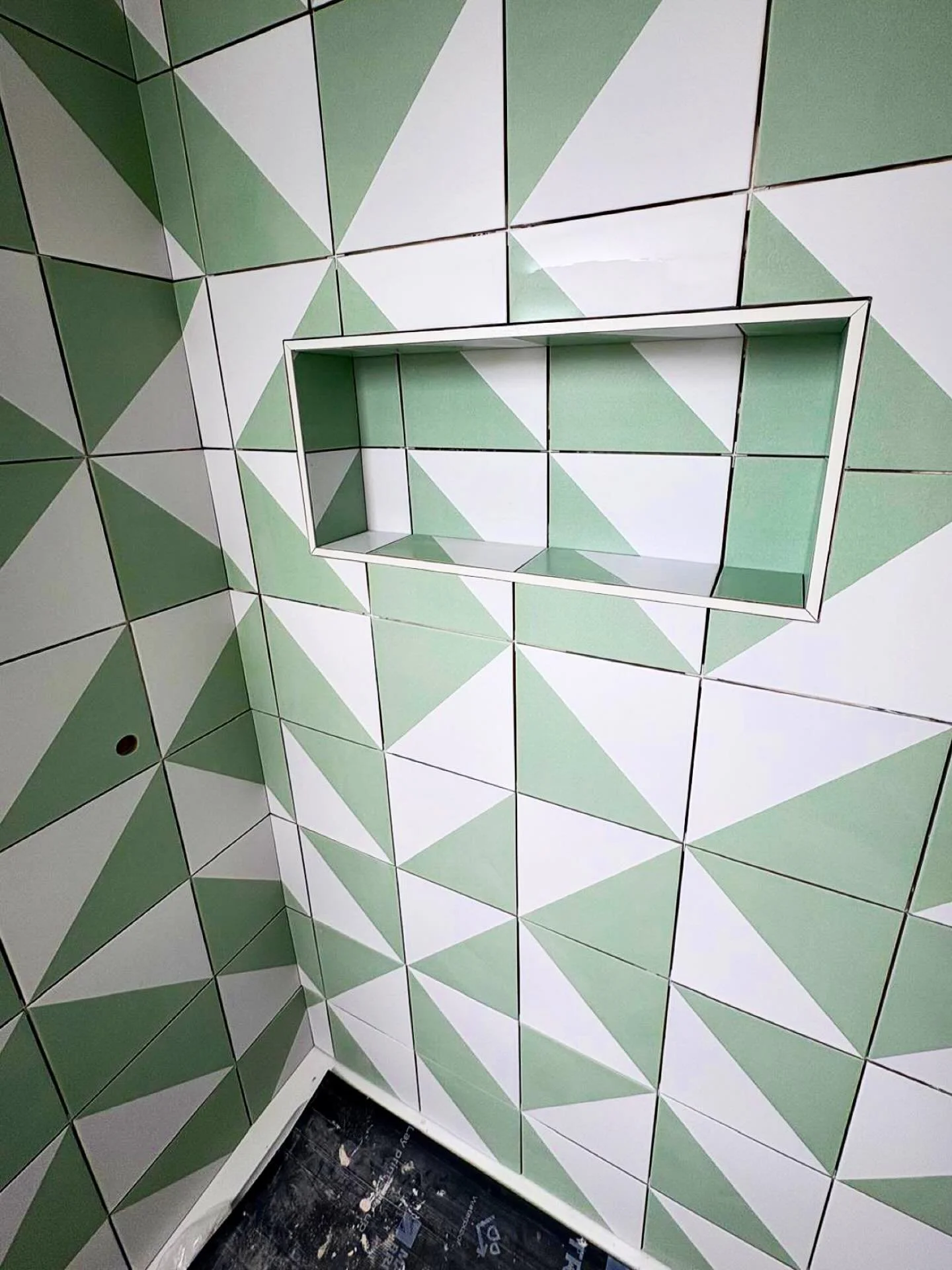Latest project for @____beespace  #tiler #tiles #tiling #nottinghamtilers