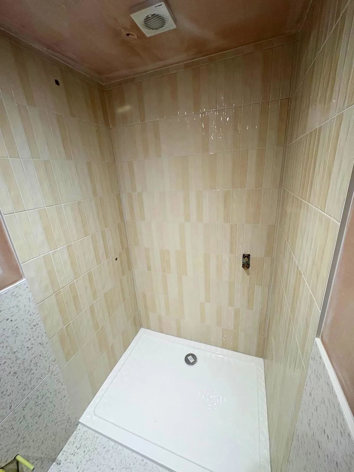 Grout and out #tiler #tiling #tiles #tilework #showertile