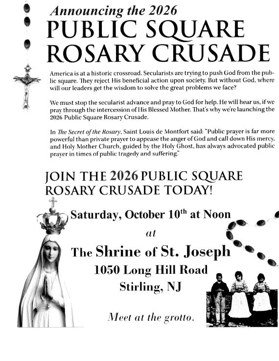 2026 PUBLIC SQUARE ~ ROSARY CRUSADE