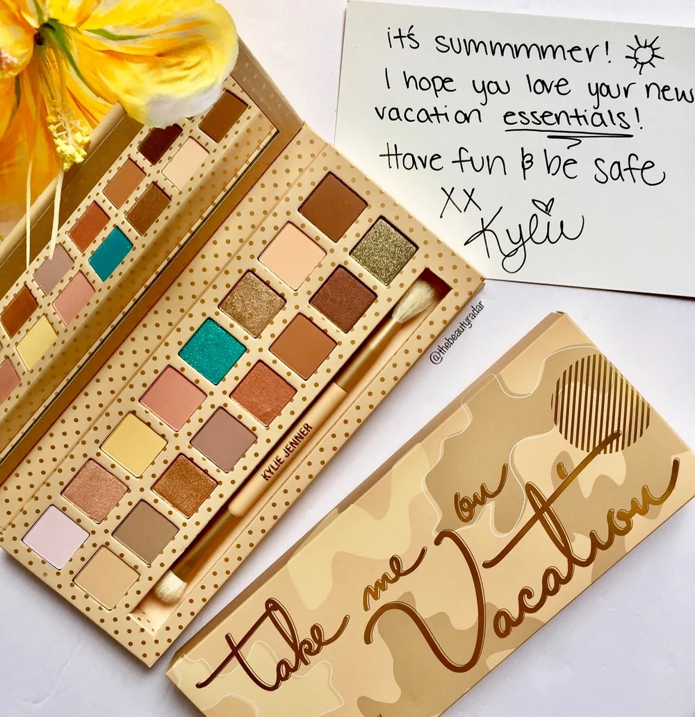 Kylie Cosmetics: Take Me on Vacation Eyeshadow Palette Review  