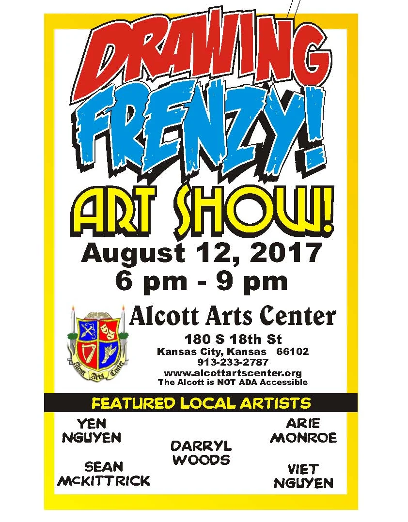 Second Saturday Drawing Frenzy Art Exhibits 