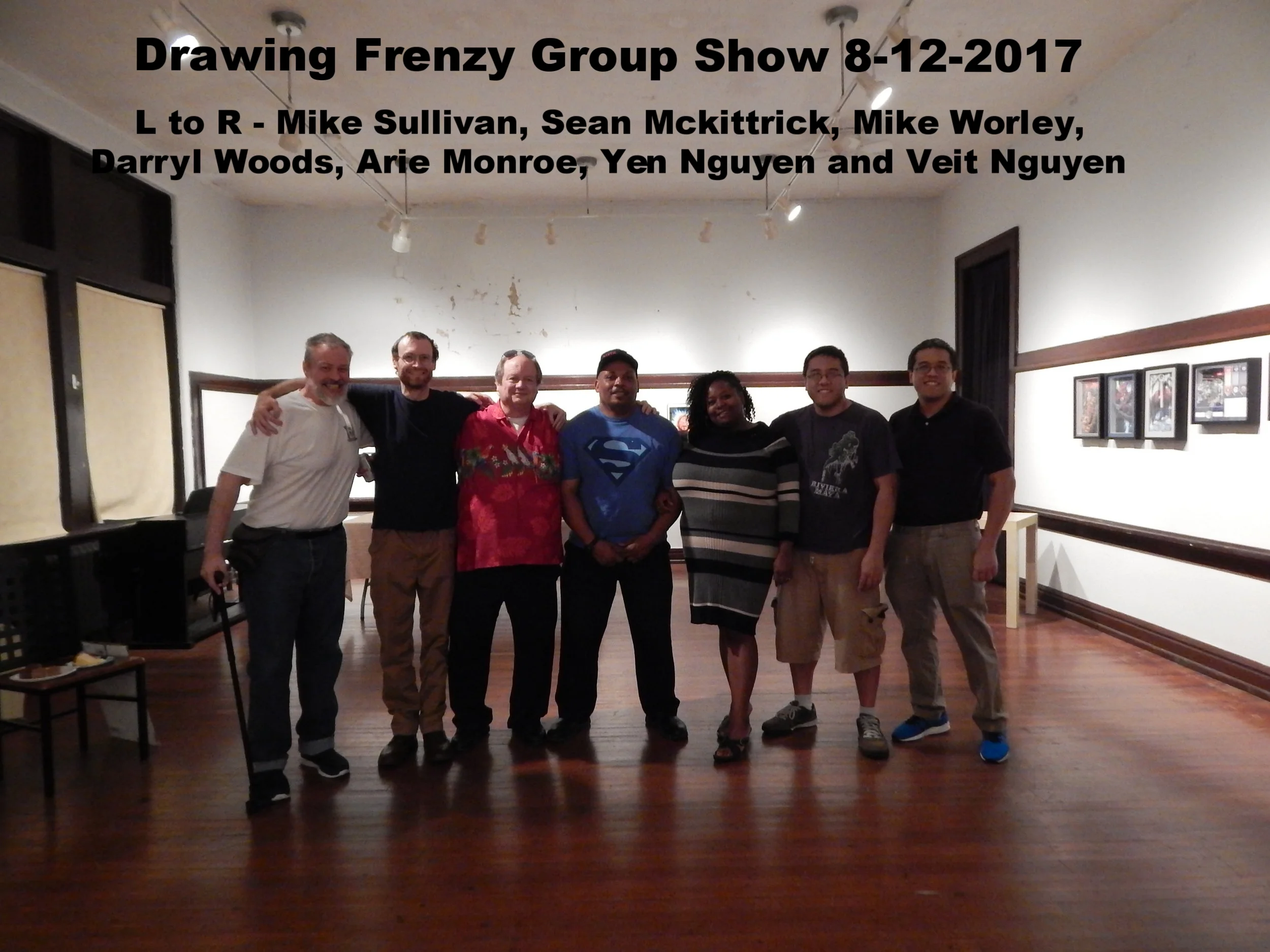 DRAWING FRENZY ART EXHIBITS OPEN SUNDAY 11AM TO 3:30PM