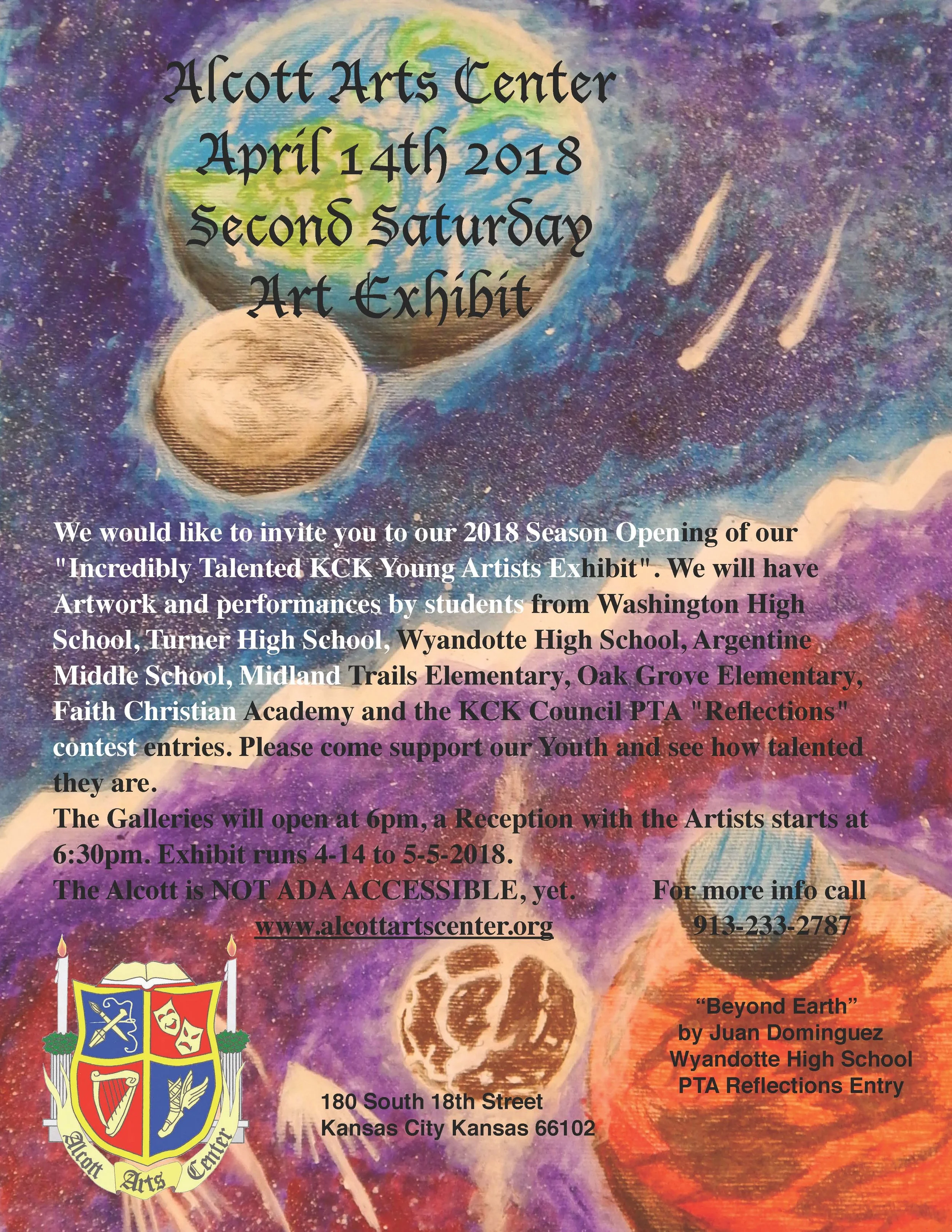 April Second Saturday Art Exhibition 2018 Kansas City Kansas Student Exhibit