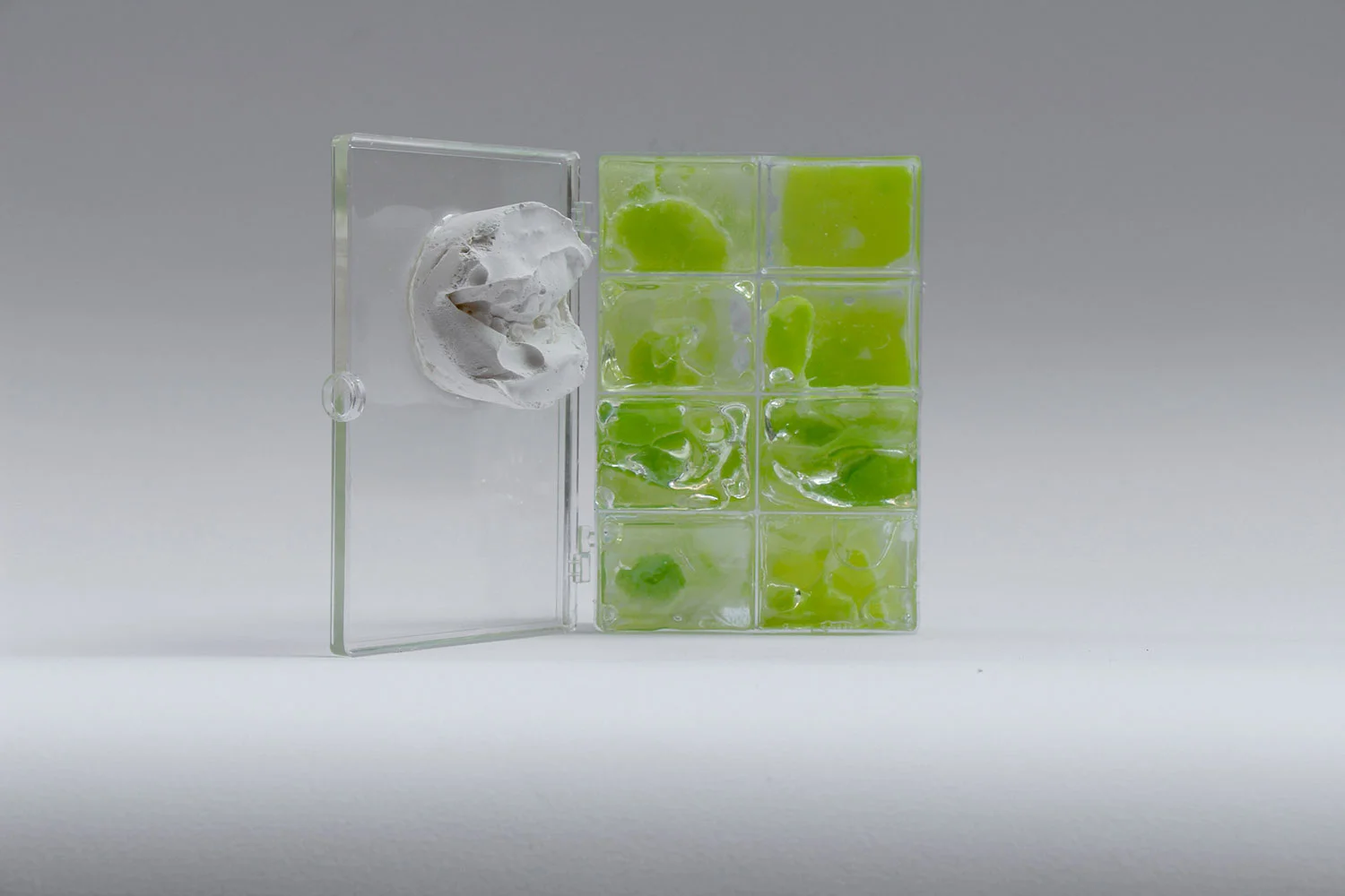 SCH 06, 2016, plastic, resin, slime, plaster, tinfoil, 28 x 15 cm