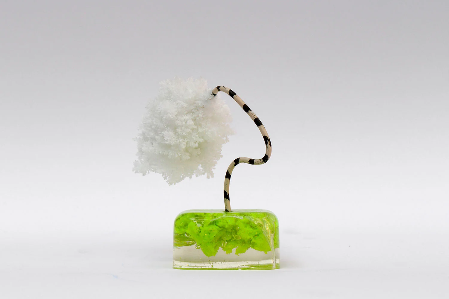 SP17, 2016, ADP, silglow, wire, resin, fishing bait, 9,5 x 7,5 x 10 cm