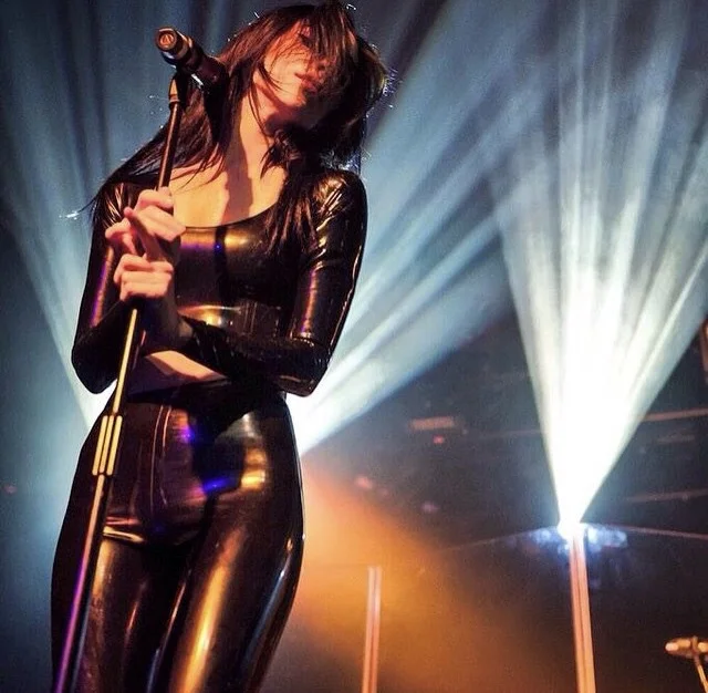 The Veronicas latex concert outfit