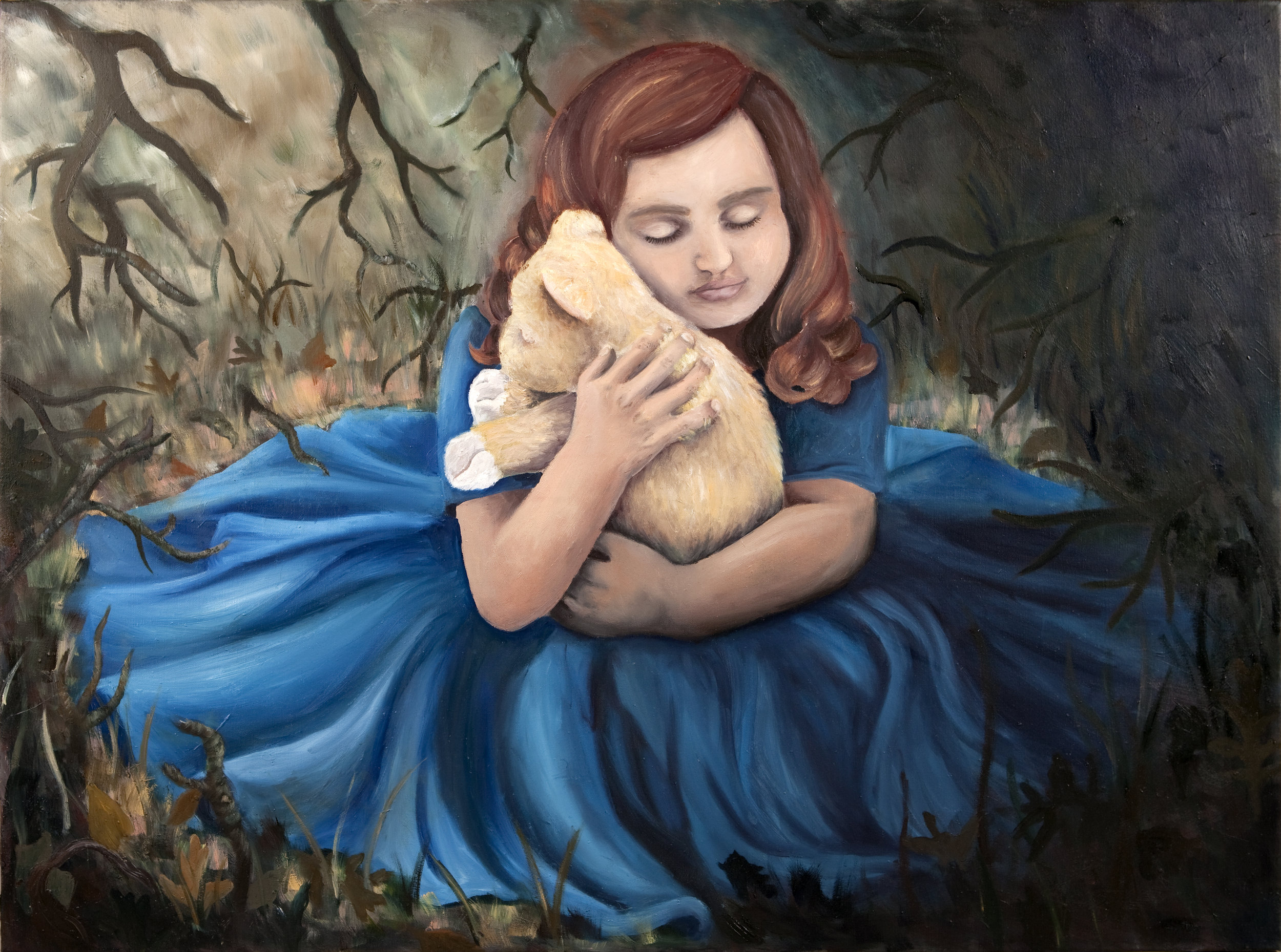 "It's Not So Easy Anymore" 30" x 44" Oil on canvas 2016