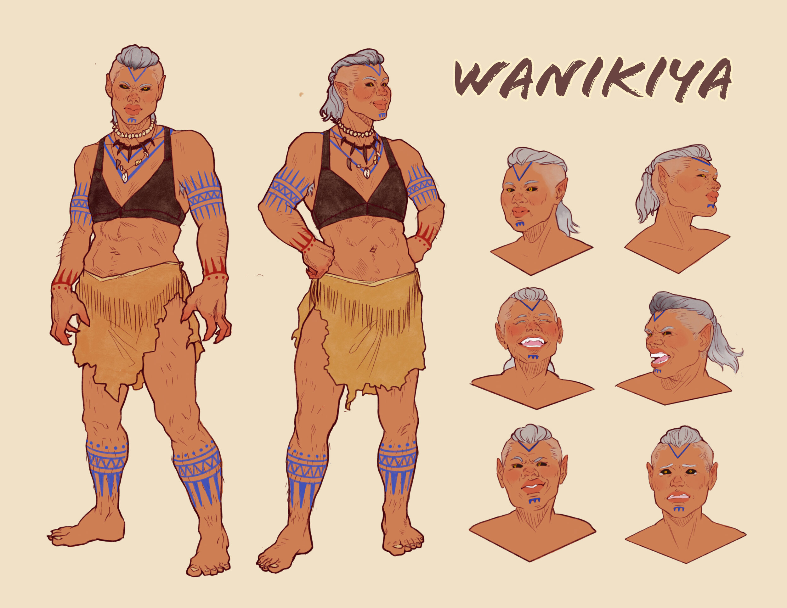Passage of Venus: Wanikiya character sheet
