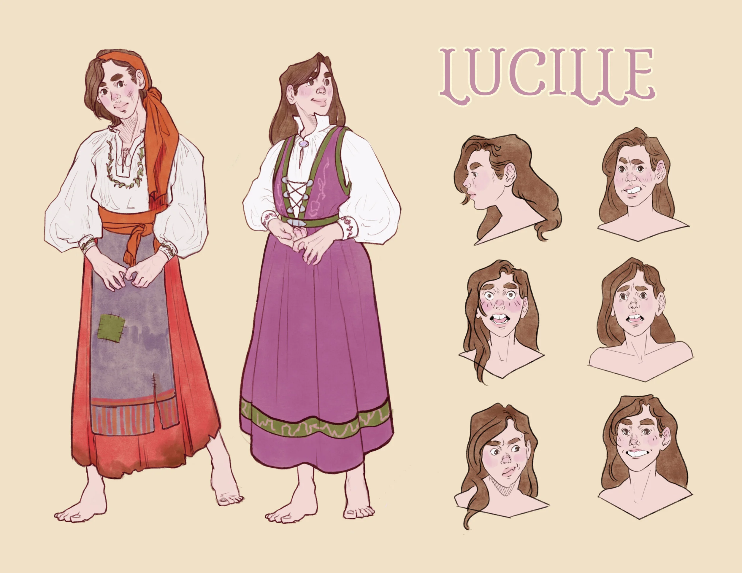 Passage of Venus: Lucille character sheet
