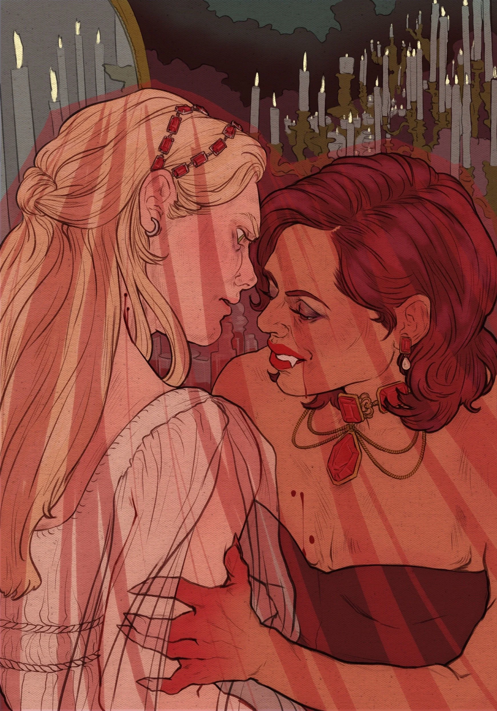  digital illustration for  The Silver Screen: Where the Classics Live , 2022 