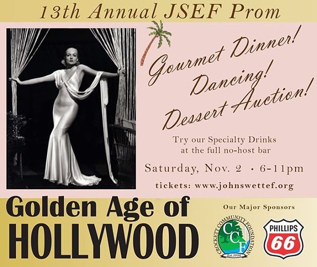 Hello, Guys and Dolls! Tickets are on sale now! (Link in our bio)

#jsef #danceparty #education #dinnerparty #fullbar #crockettca #rodeoca #portcosta #silentauction #ginjoint #goldenage #oldhollywood