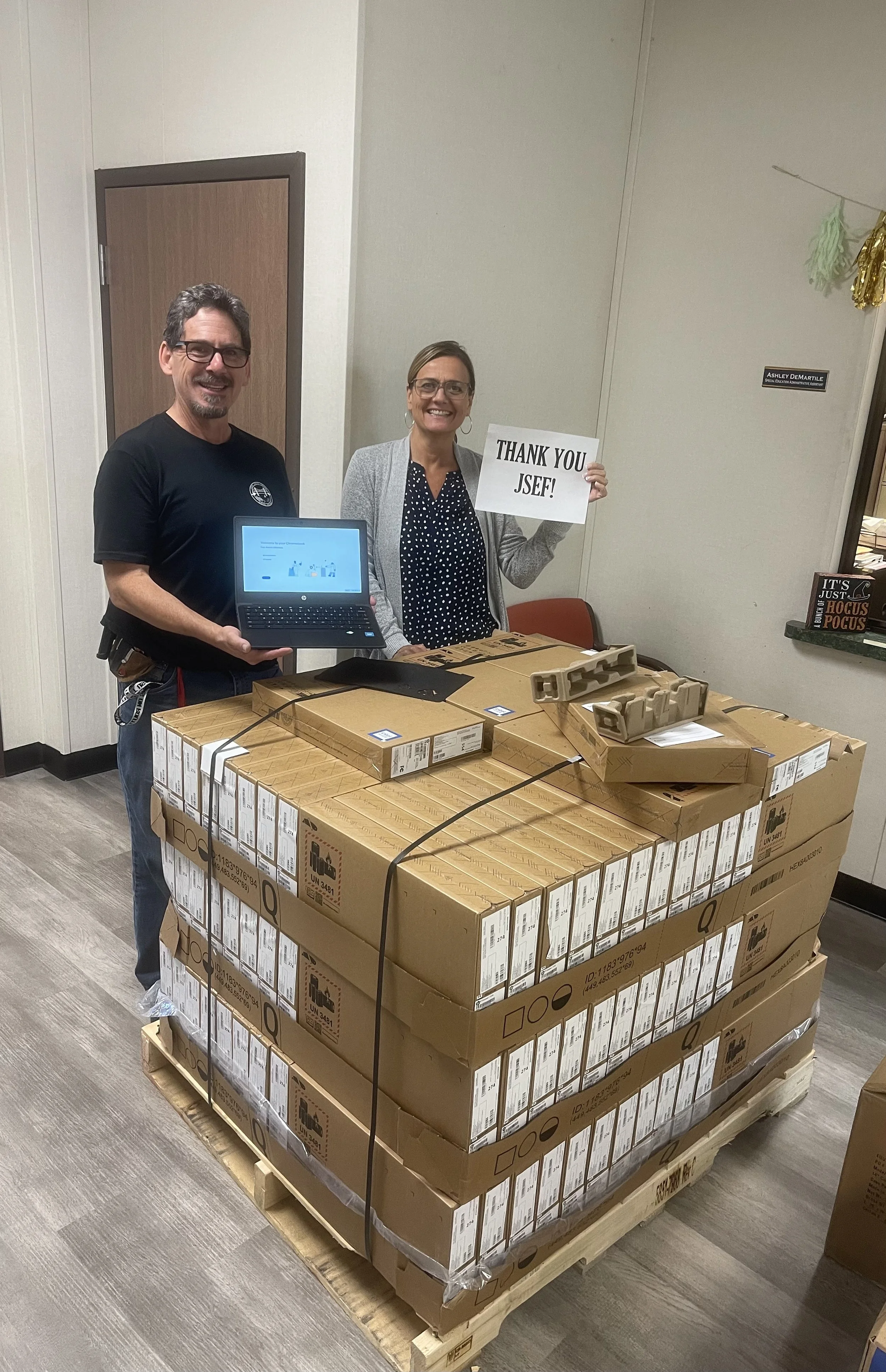120 Chromebooks for JSUSD