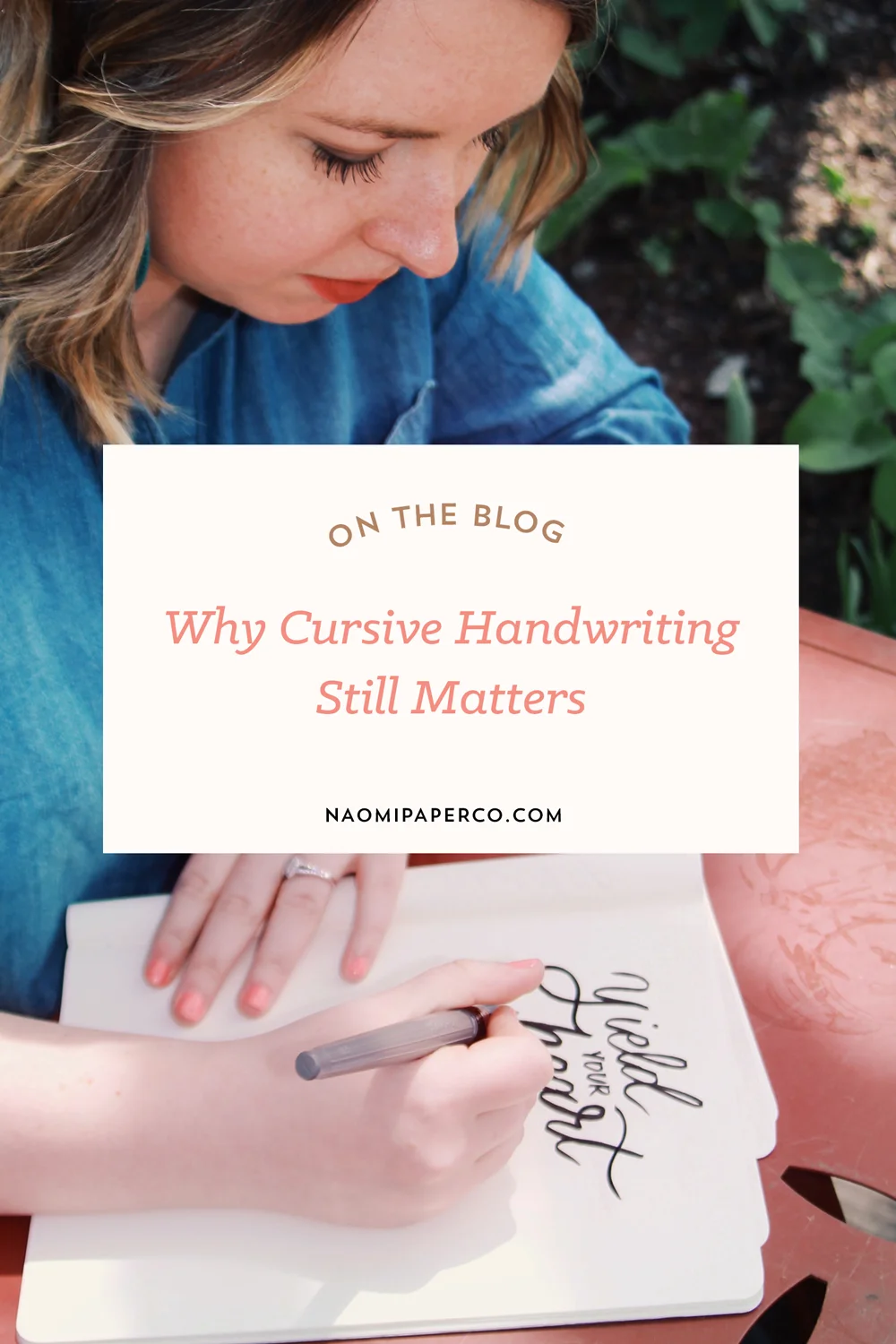 Why Cursive Handwriting Still Matters (and what we can do about it)