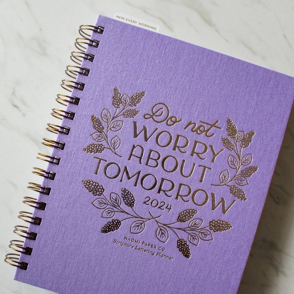 Touching Peace 2024 Weekly Planner: Quotes and Calligraphy by