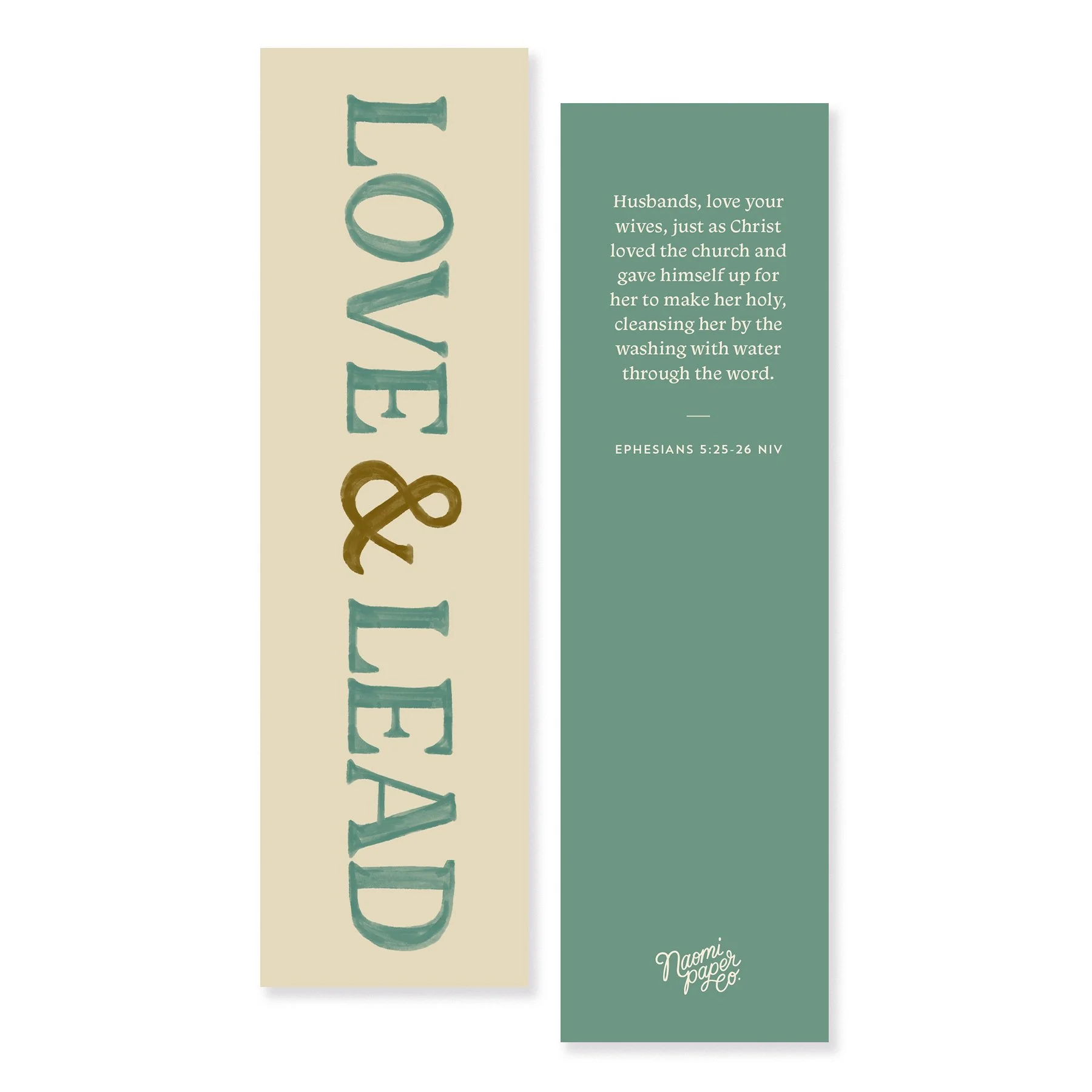 Love & Lead Bookmark