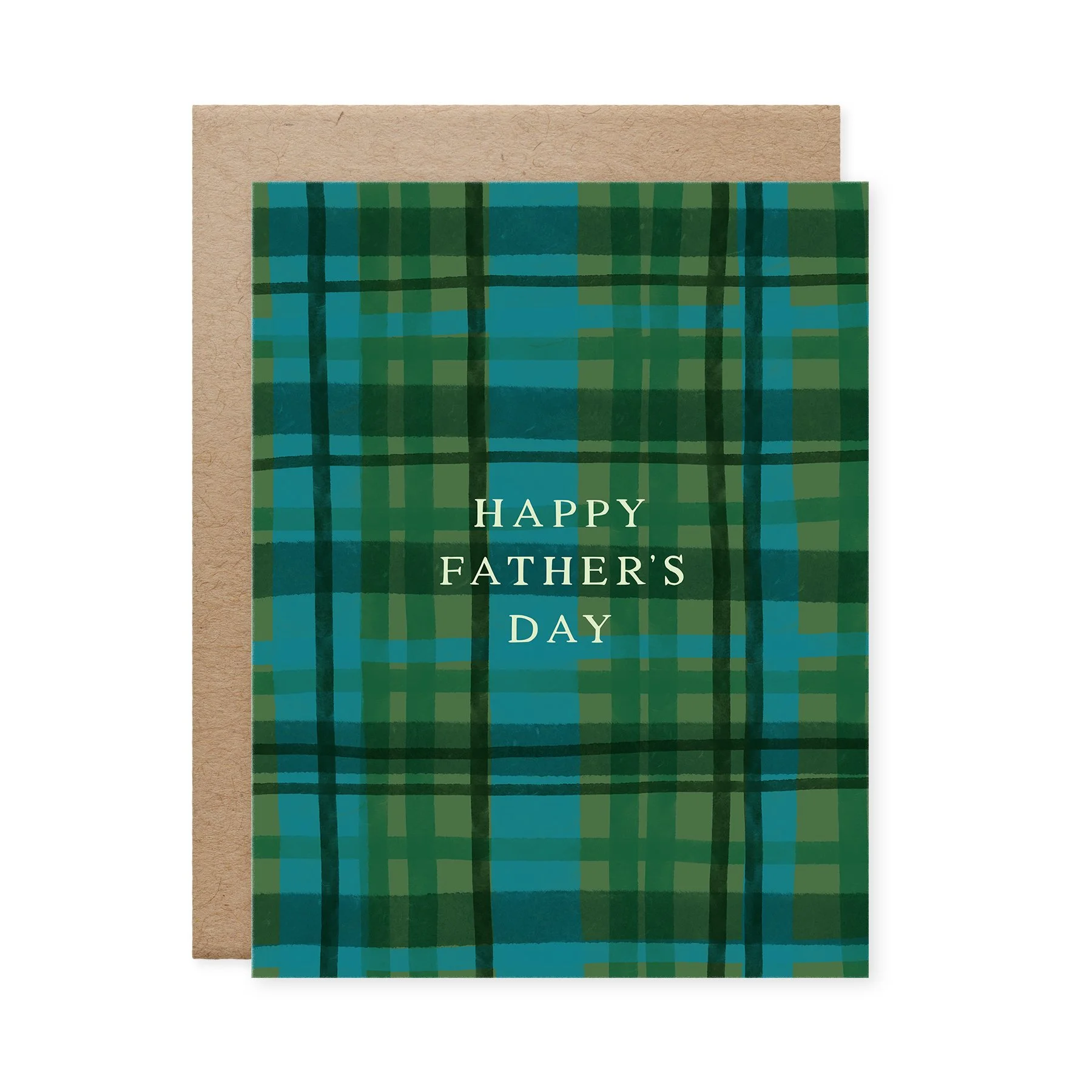 Plaid Happy Father's Day Card