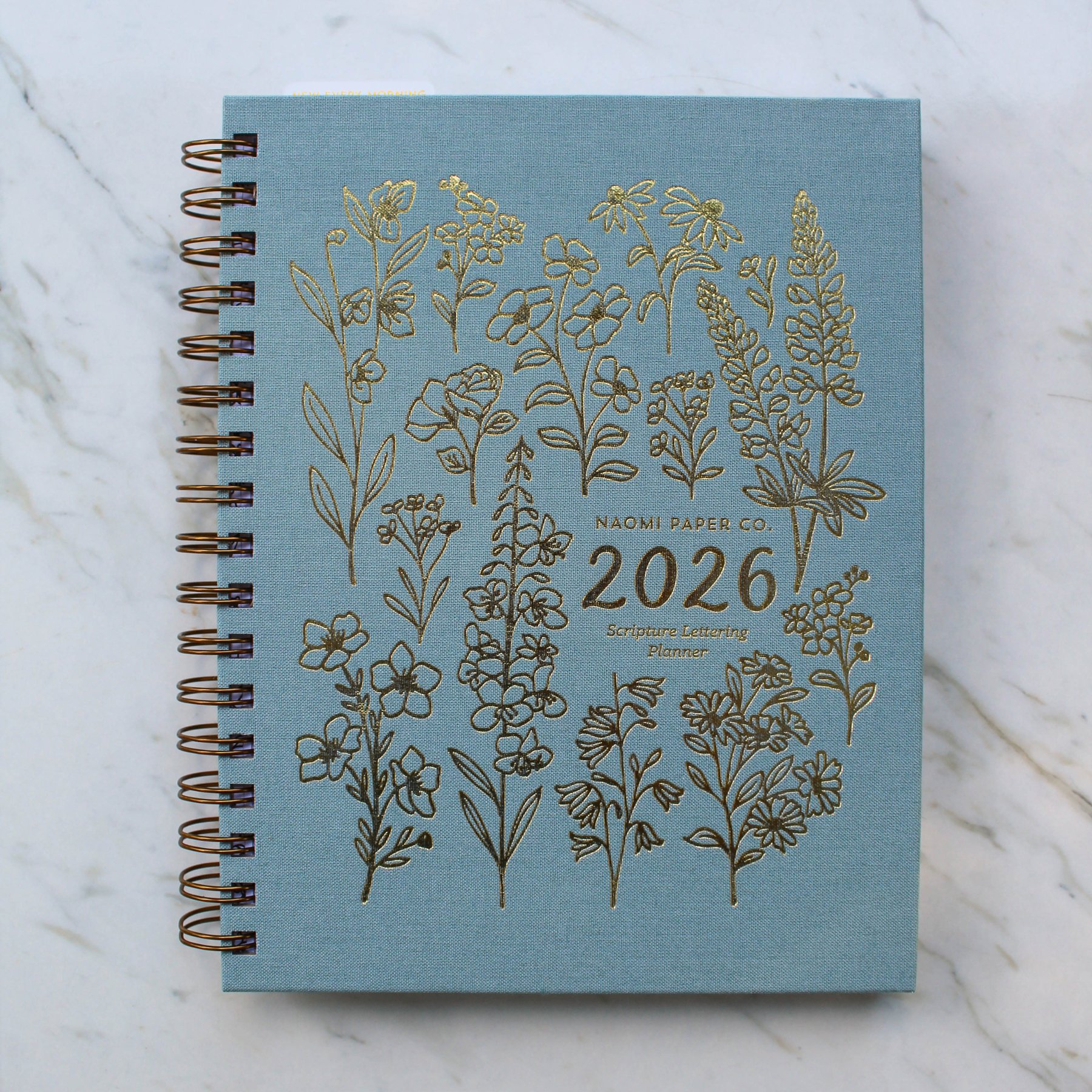 2026 Scripture Lettering Planner