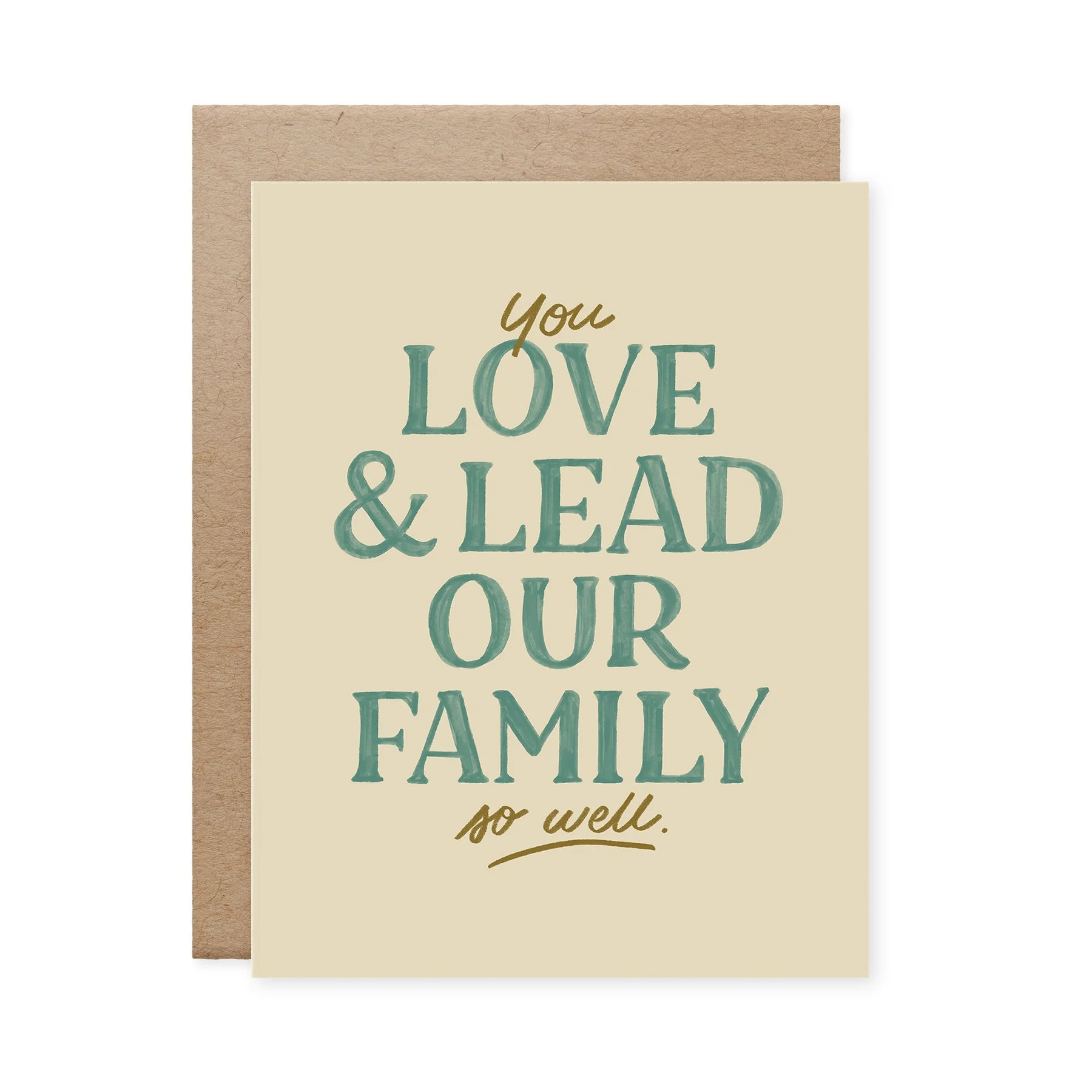 Love & Lead Father's Day Card