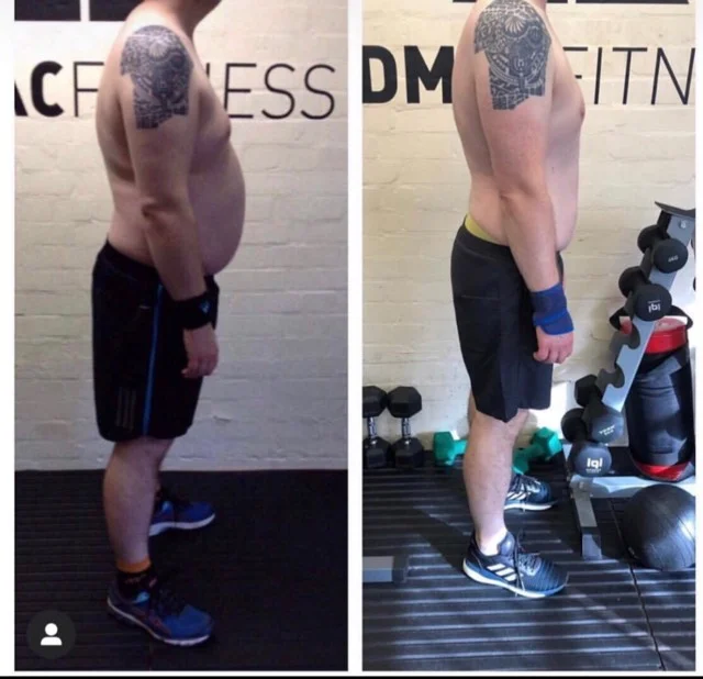 One of the hardest working clients we’ve had in the studio. 12kg difference in these photos, but the physical transformation is only part of the story. Confidence and mental health improvements are what we are most proud of.