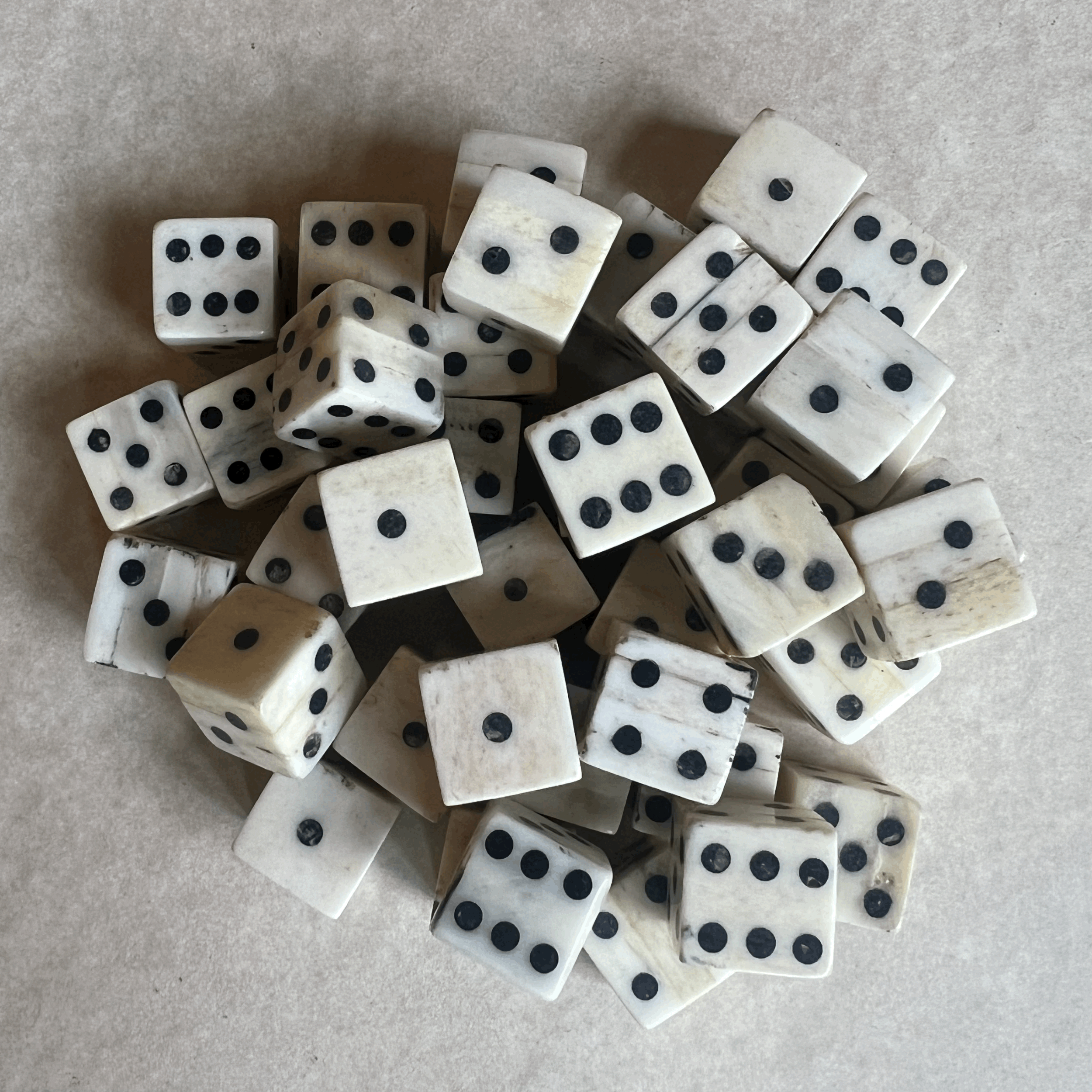 Real Camel Bone Dice — Cleveland Curiosities