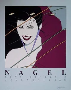 Patrick Nagel, Texas 12 Color Serigraph, 1983