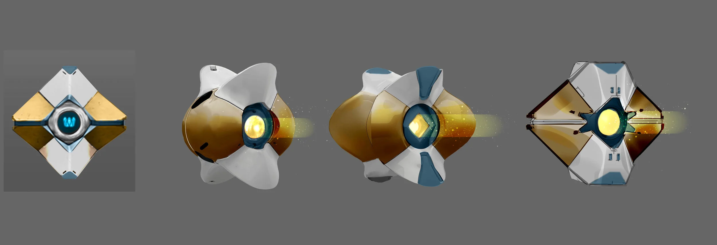 Color palette options for Ana Bray’s ghost