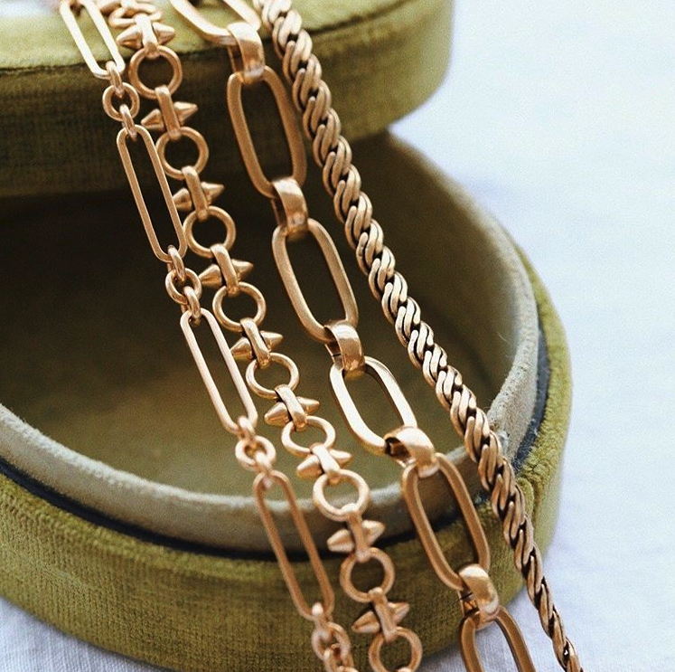  VINTAGE SIXTY-SIX:  Mini Maven Magnetic Chain.  Spear and Circle Magnetic Chain.  Maven Magnetic Chain.  Heiress Magnetic Chain. 