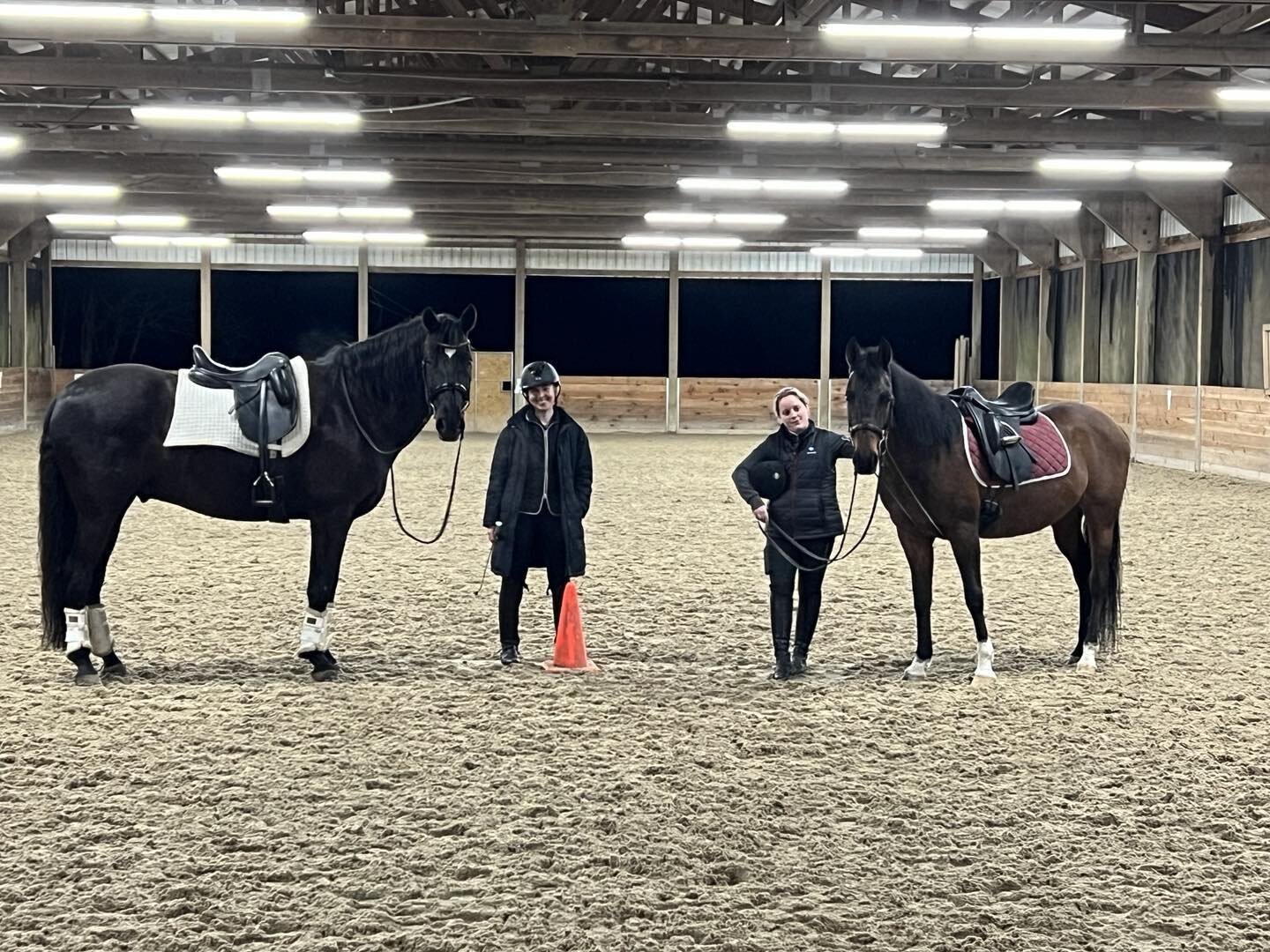 What do you do after you take a big fat test on a Monday? You come and destress with your horse and friends! #WineAndRide.  Keihanna, Mandy, and Justine (not pictured!)