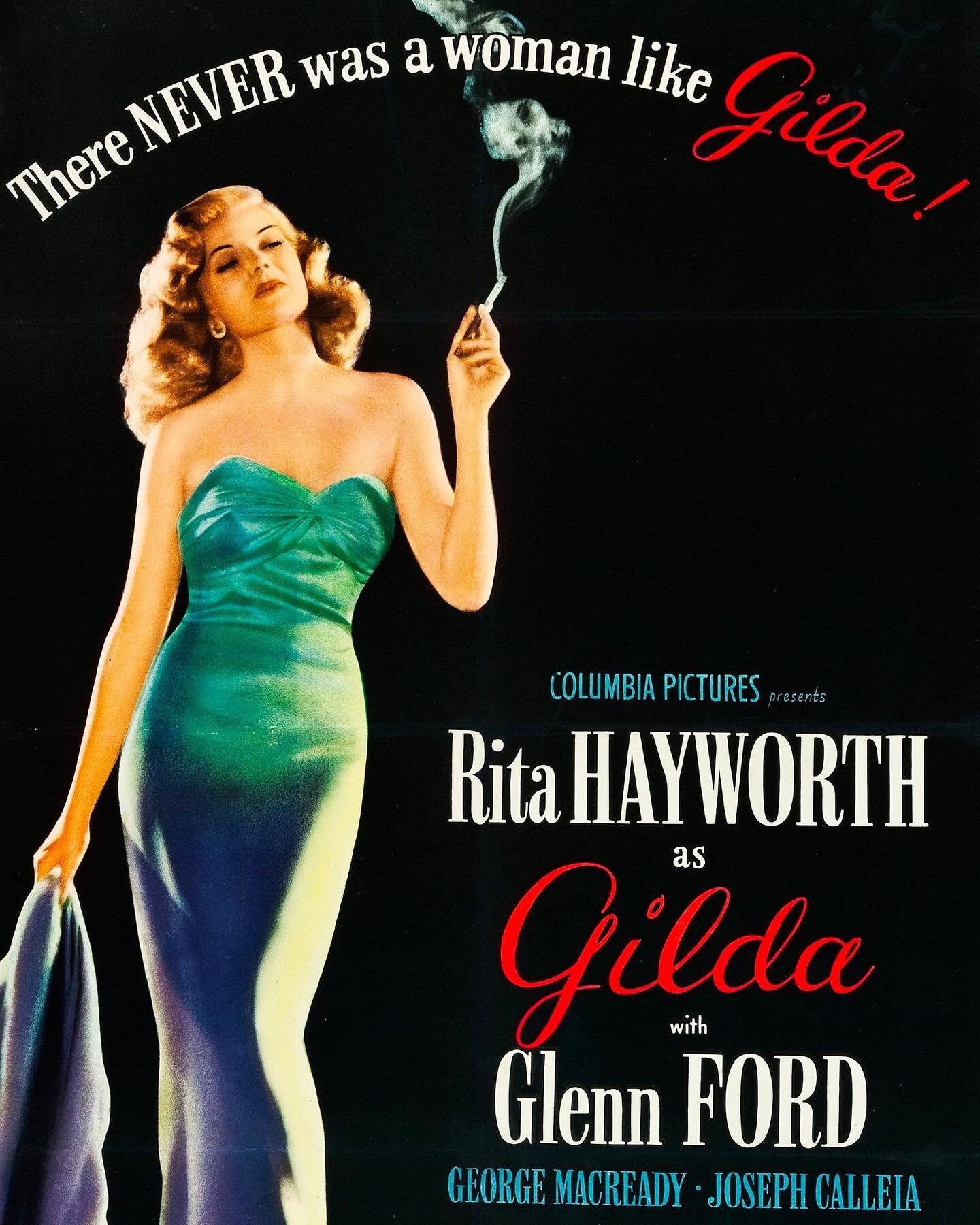 Silver Screen September Spotlight: Gilda, 1941.

Here we go, another recommendation from Nat. 

Gilda, directed by Charles Vidor is one of the best films of the era. There is no film from the era that is quite like Gilda&hellip;full of highly-charged
