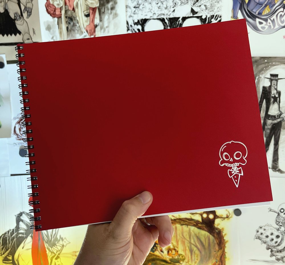 Super Set 3in1 round sketchbook set (marker & graphic) - Poli Art Design