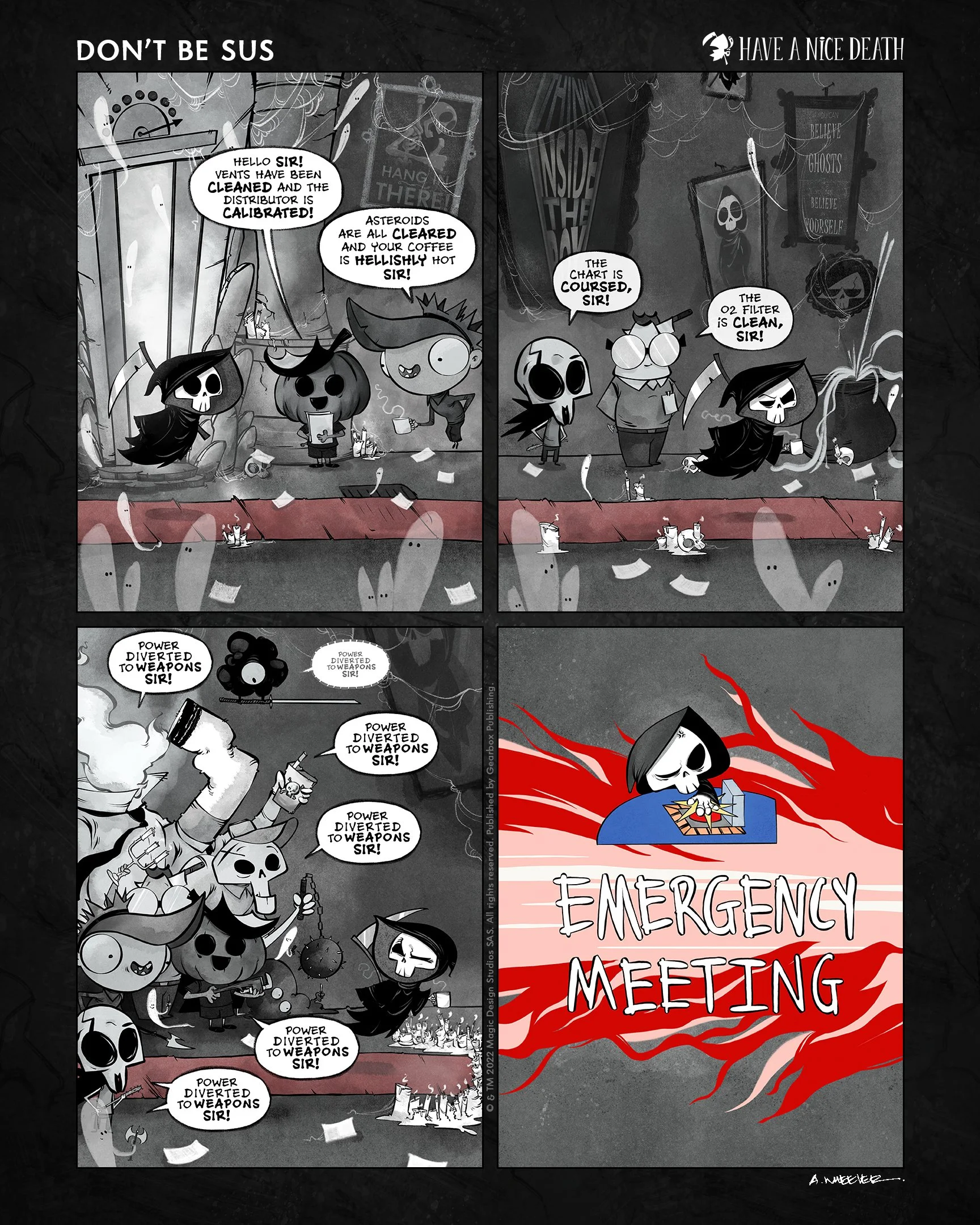 Have A Nice Death Web Comic Anthony Wheeler Art