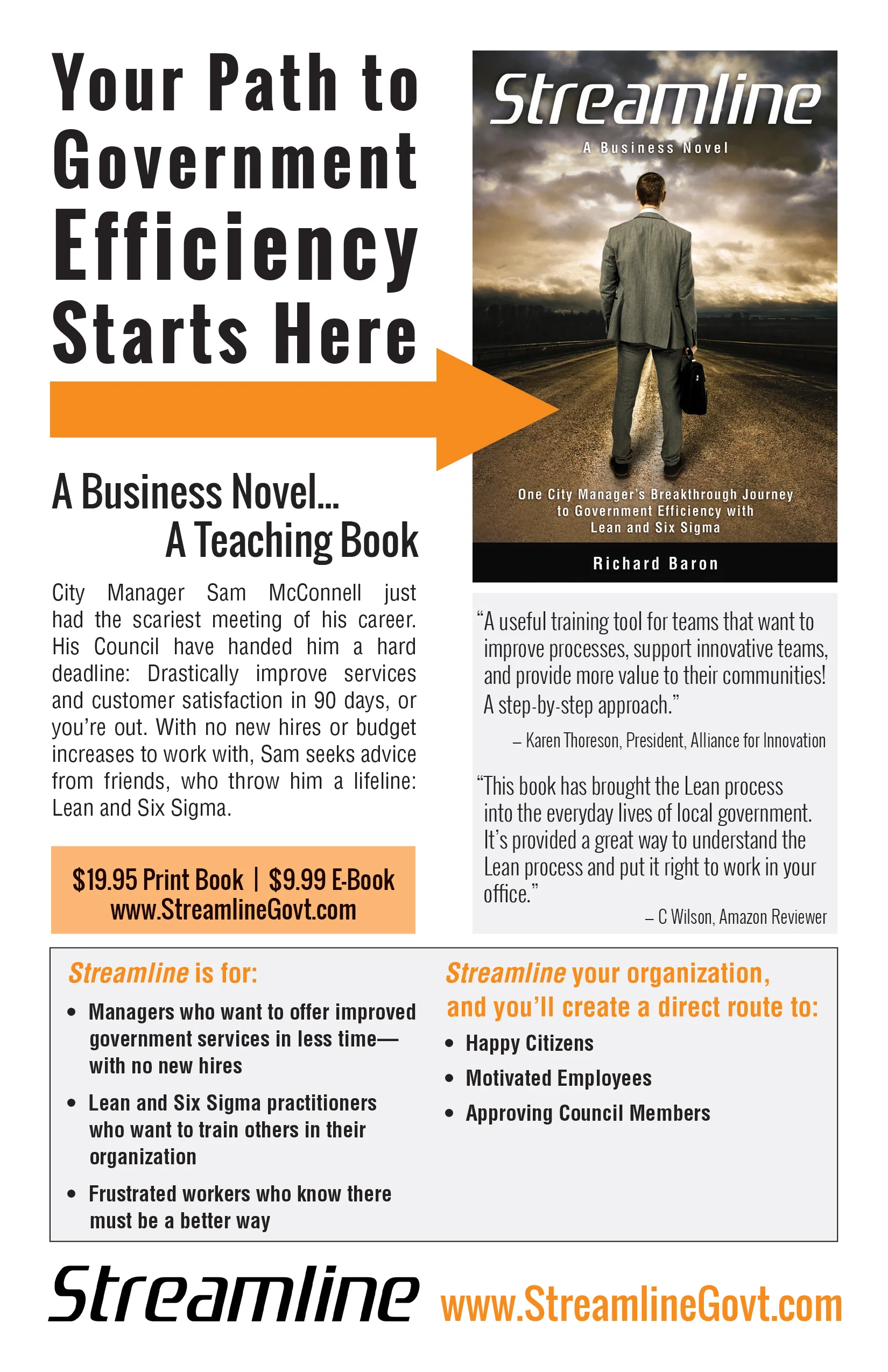 Flyer for book