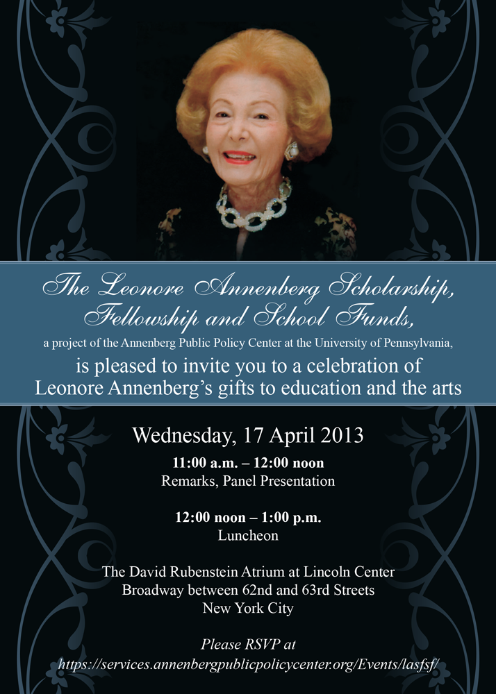 Event invitation, Annenberg Public Policy Center, University of Pennsylvania