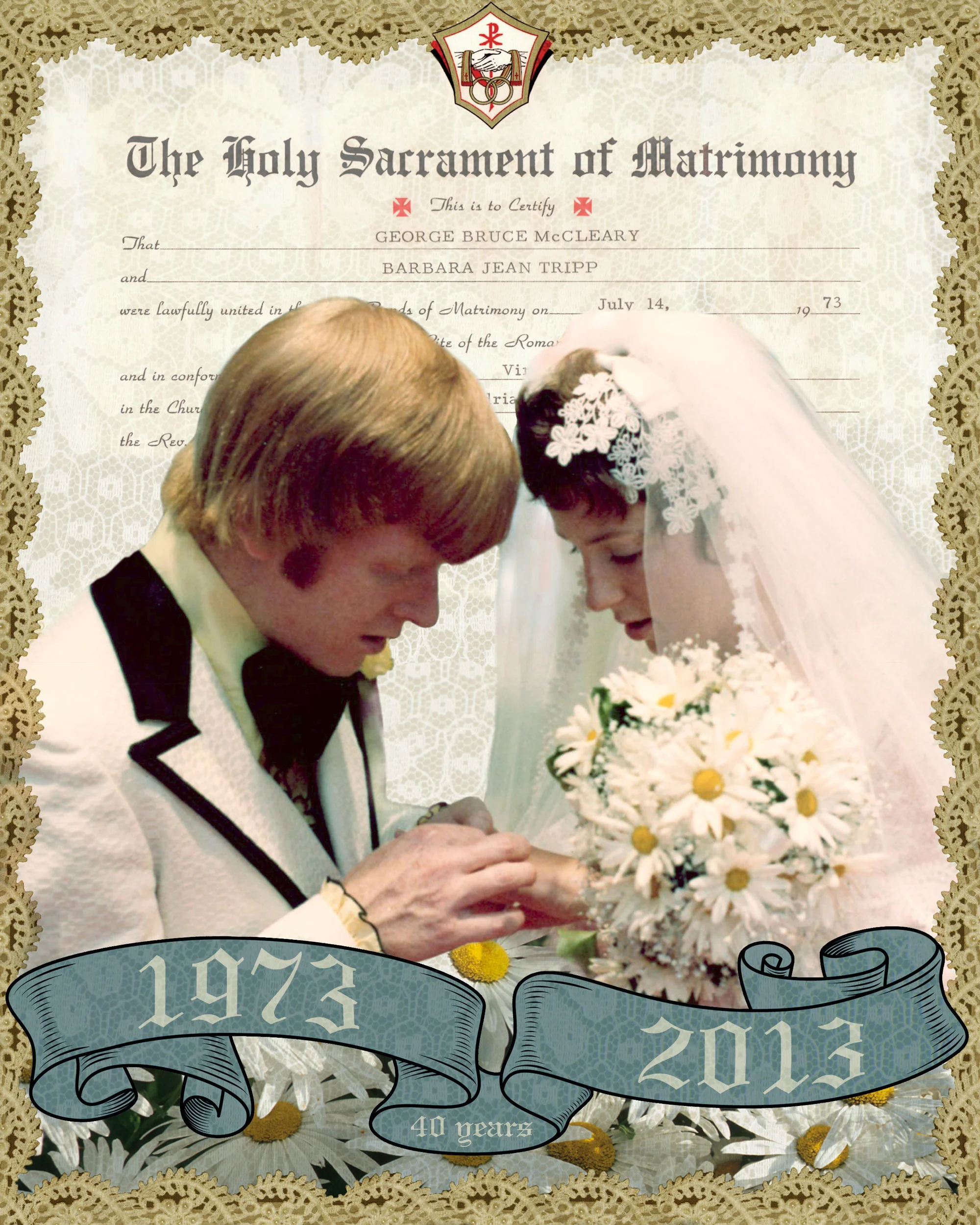 Anniversary collage