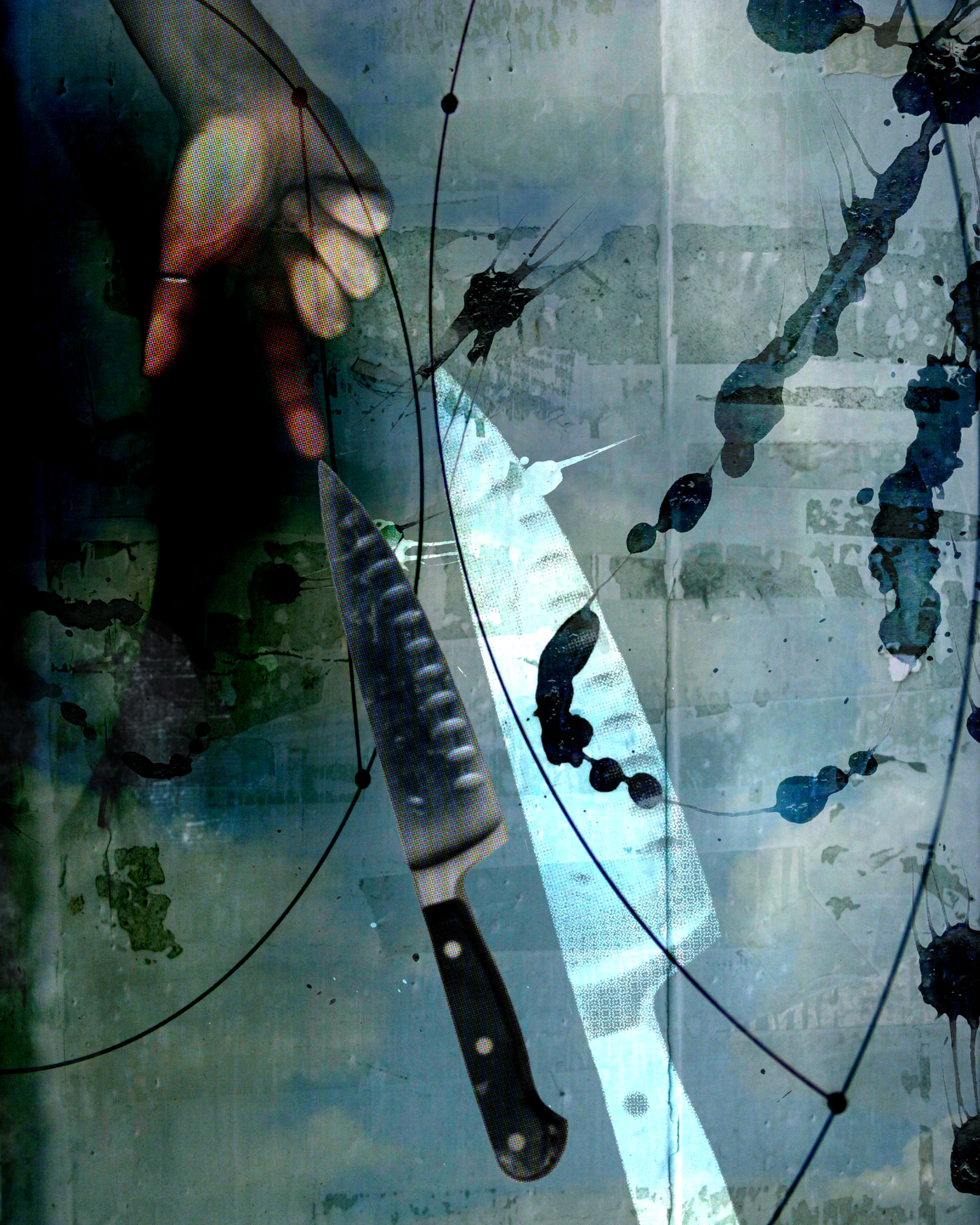 "Sharp" (for Illustration Friday)