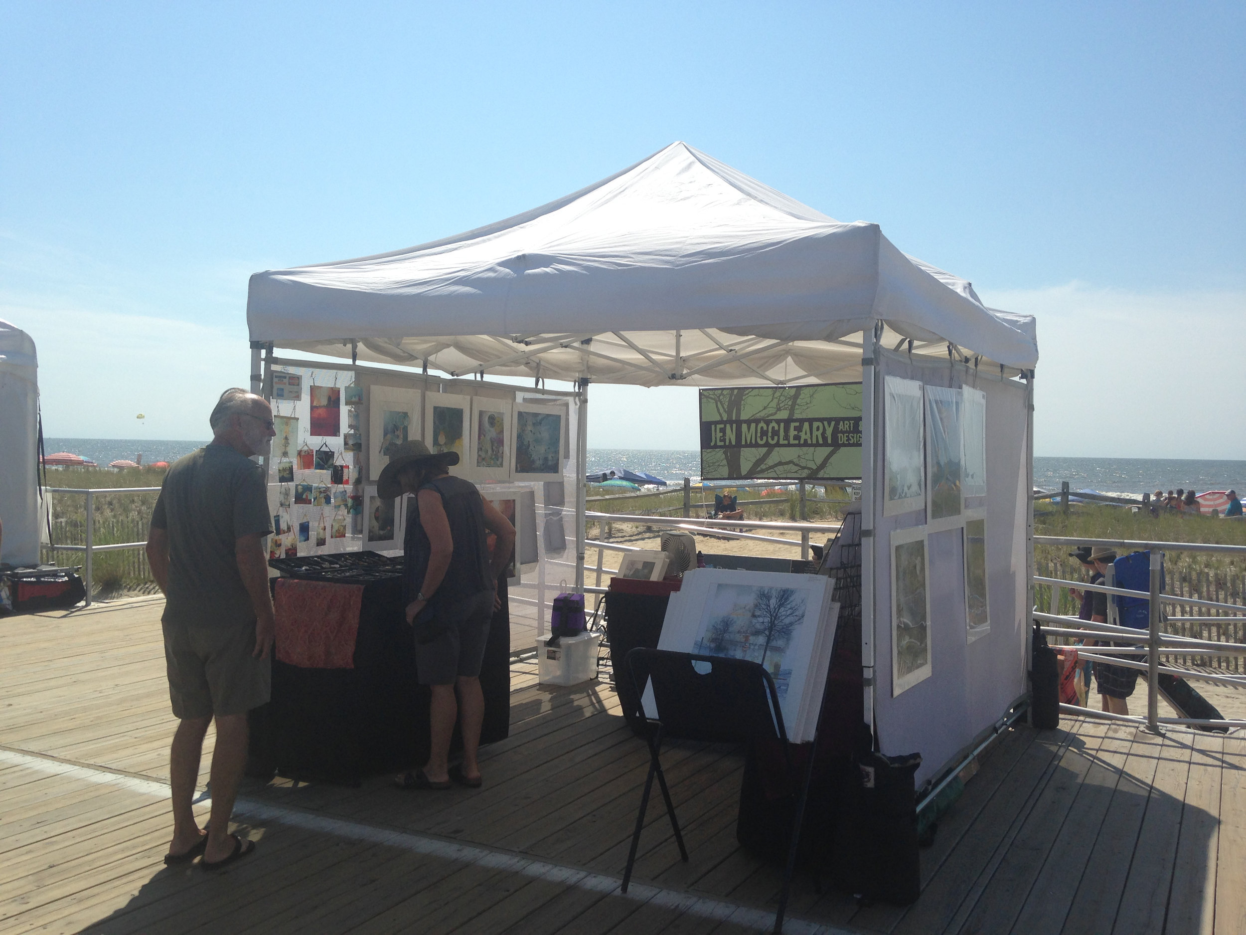 Right on the boardwalk!