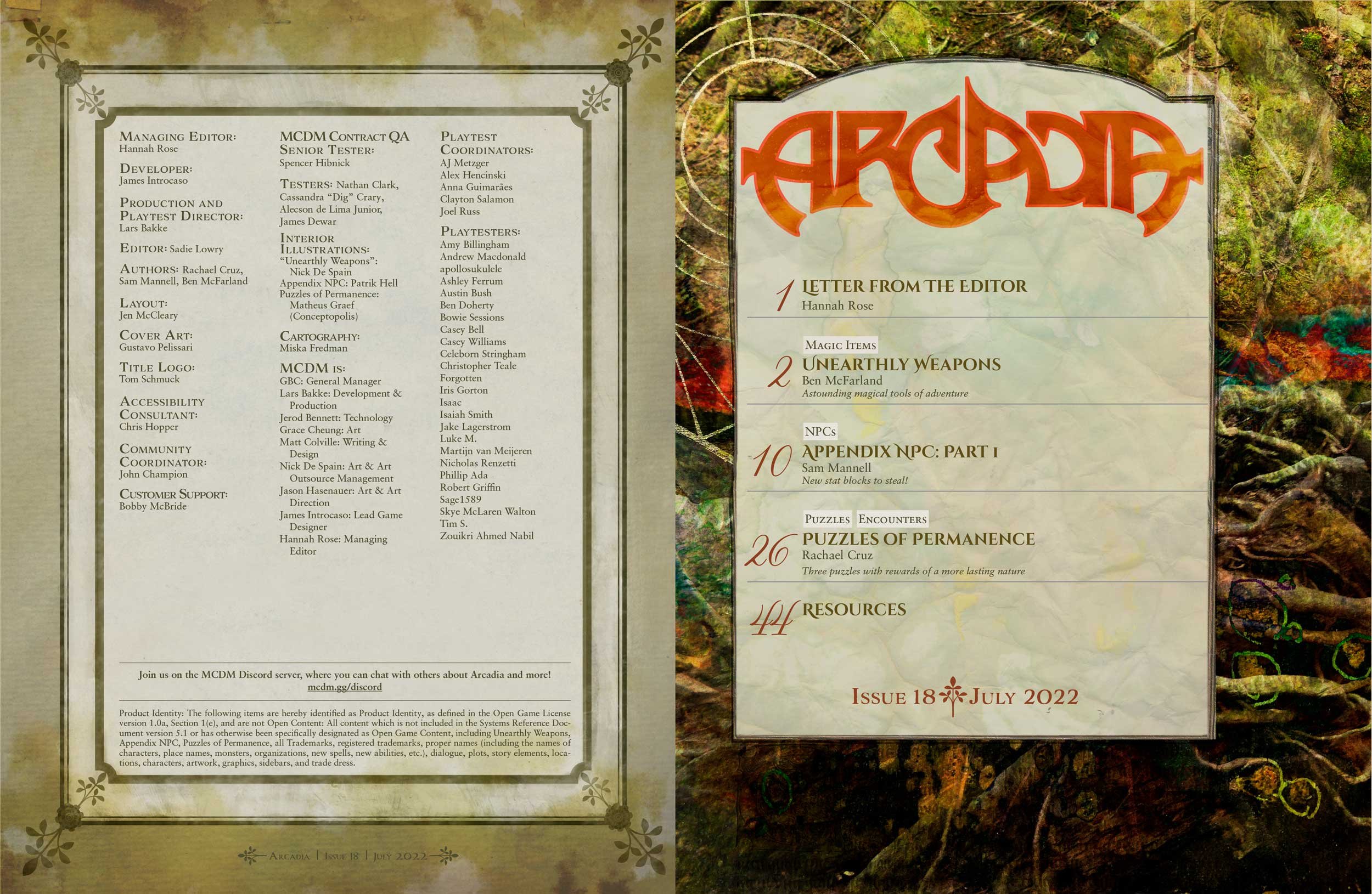 ARCADIA Magazine (MCDM)