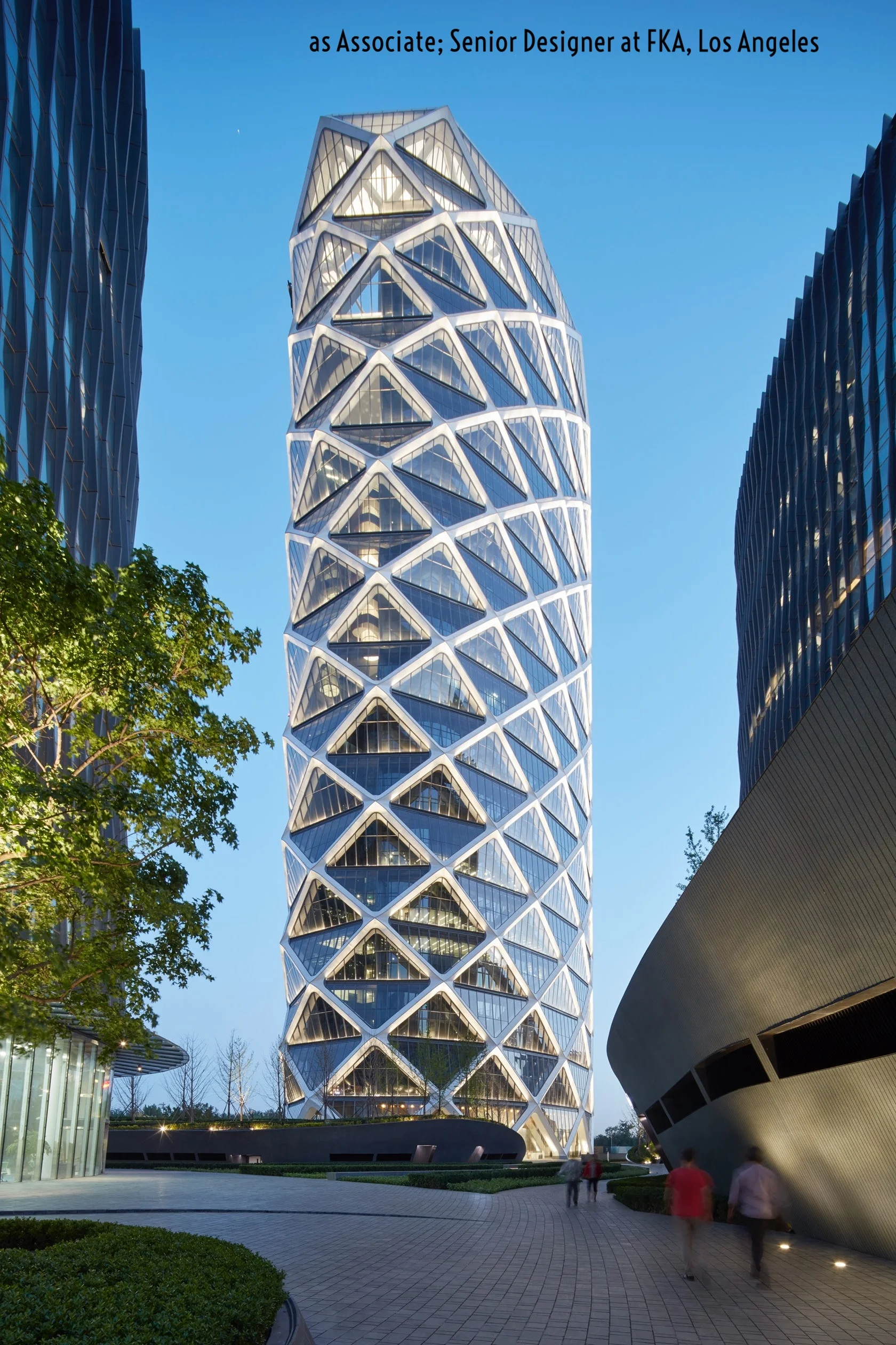 Poly International Plaza, Beijing, China w Overlay Text