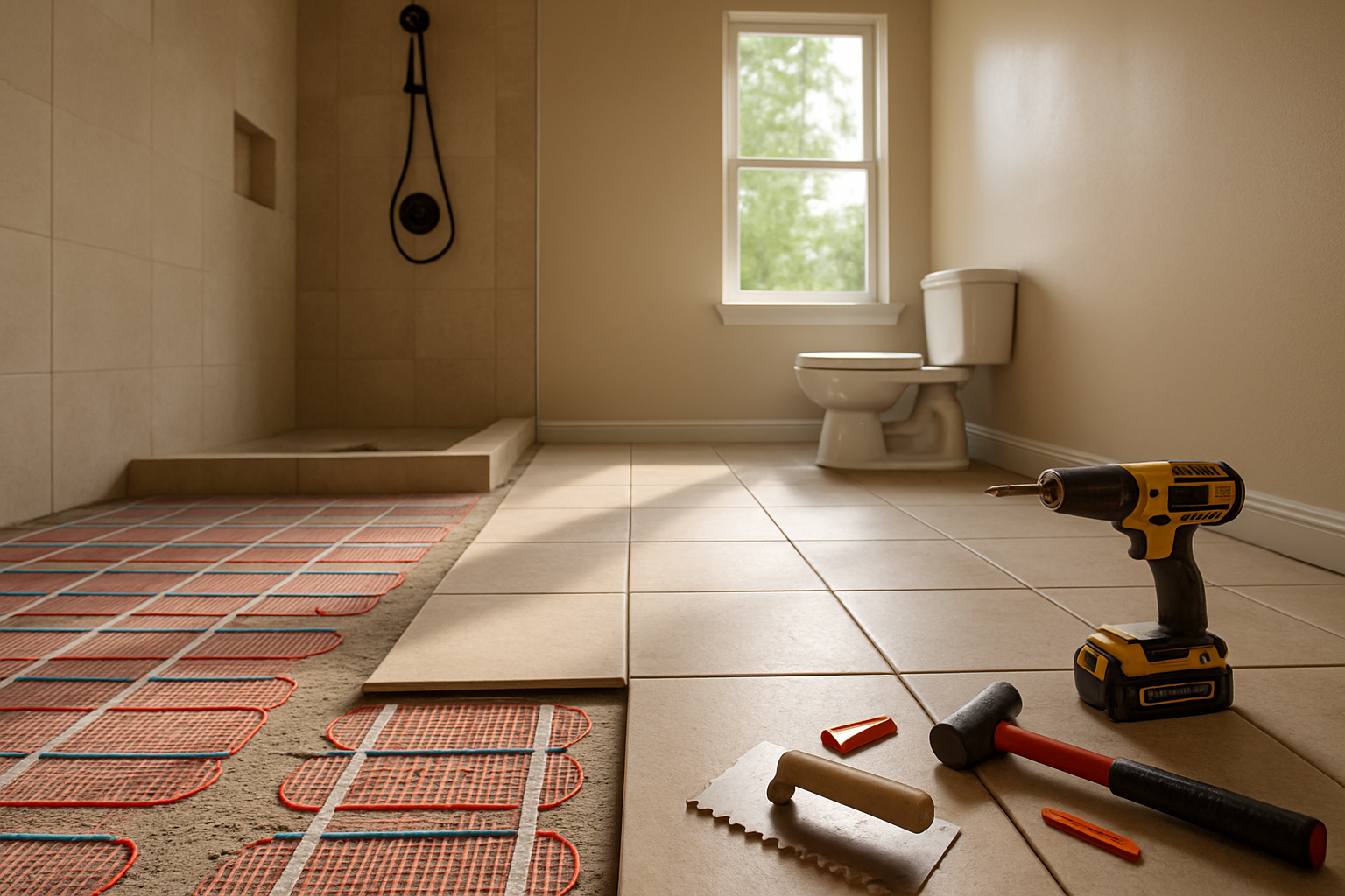 Bring Spa Comfort Into Your Bathroom Remodel with Heated Floors