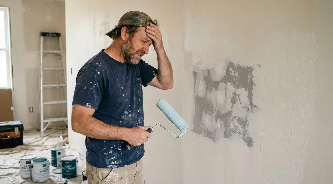 Why Is Drywall Mud Showing Through Paint