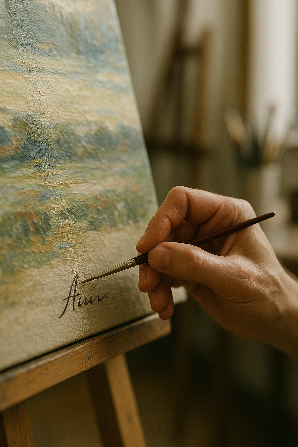 Professional Artist’s Guide: Where and How to Sign Your Painting ...