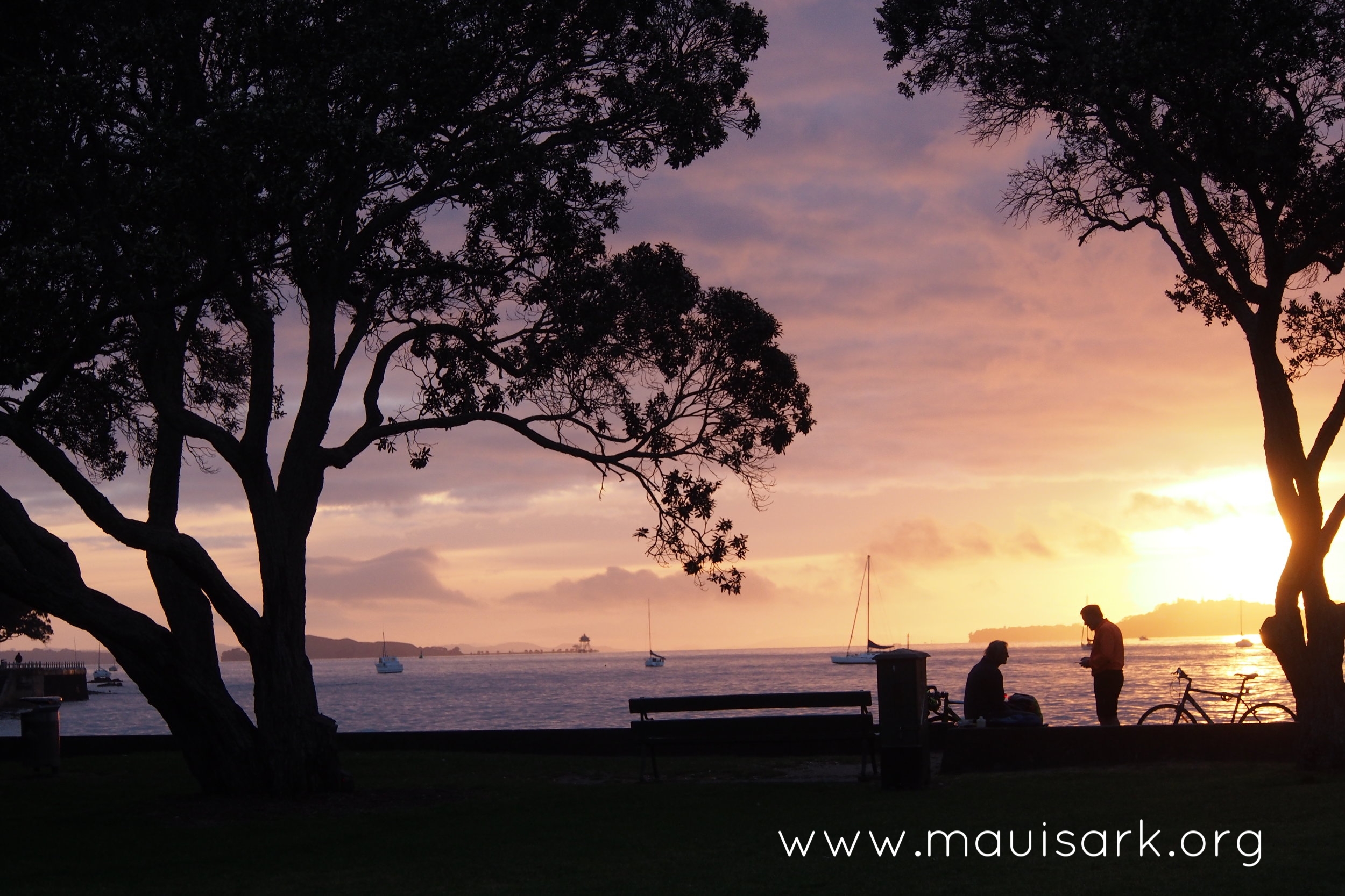 Sunrise Devonport Beach, Auckland