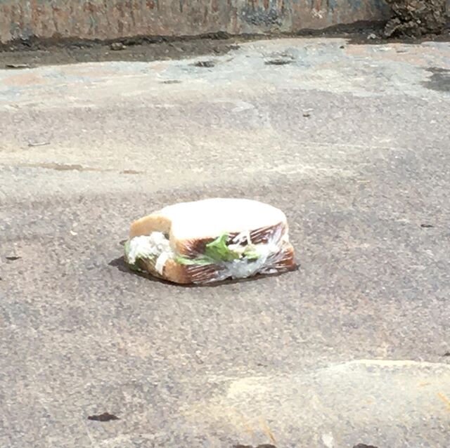 Meals on wheels: here&rsquo;s how a contractor working on our site brings his lunch to work.