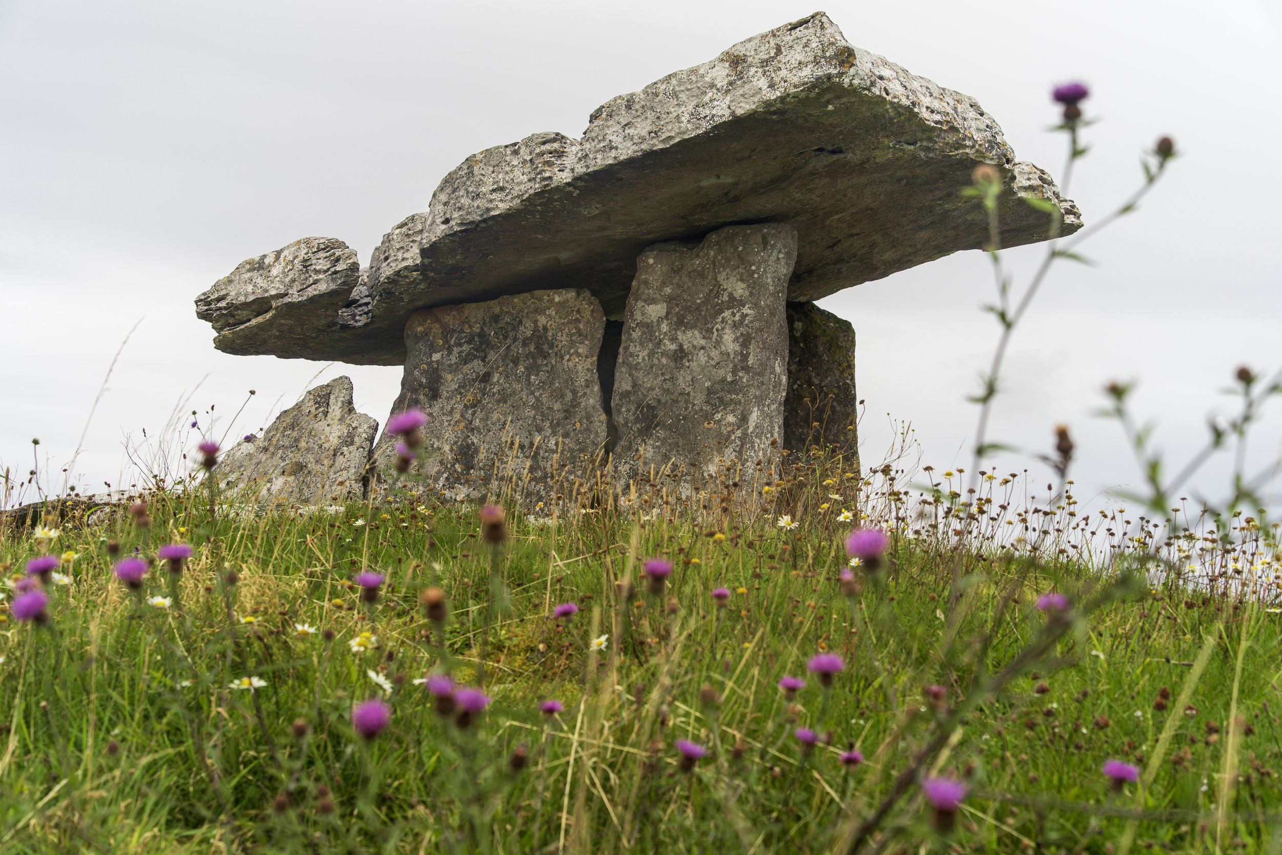  Poulnabrone Dolmen in County Clare, Ireland 