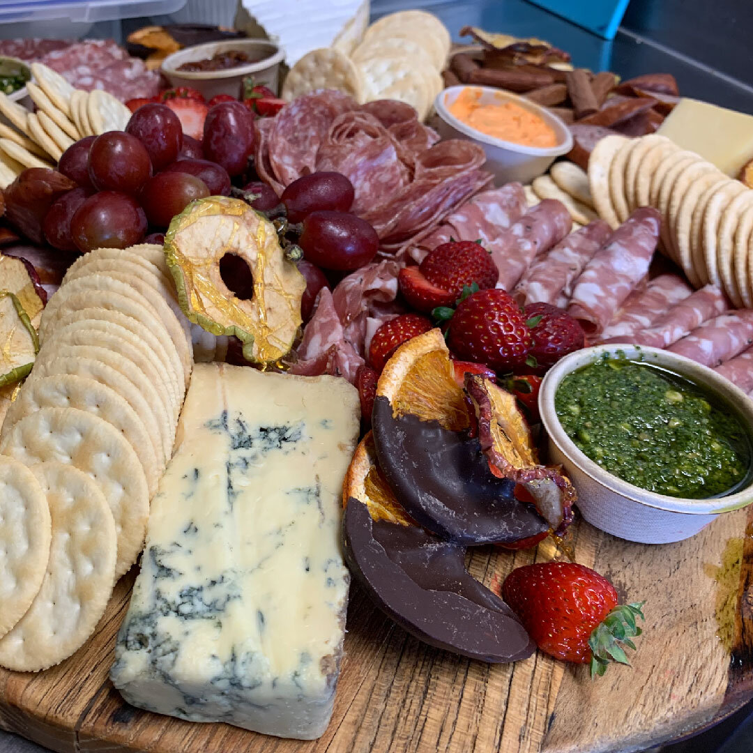 Our grazing platters are simply irresistible! 🤤 

If you're planning to visit us, why not enhance your experience with a wine tasting tour and pre-order a platter? As you graze and sip on our finest wines, learn about the winemaking process and the 
